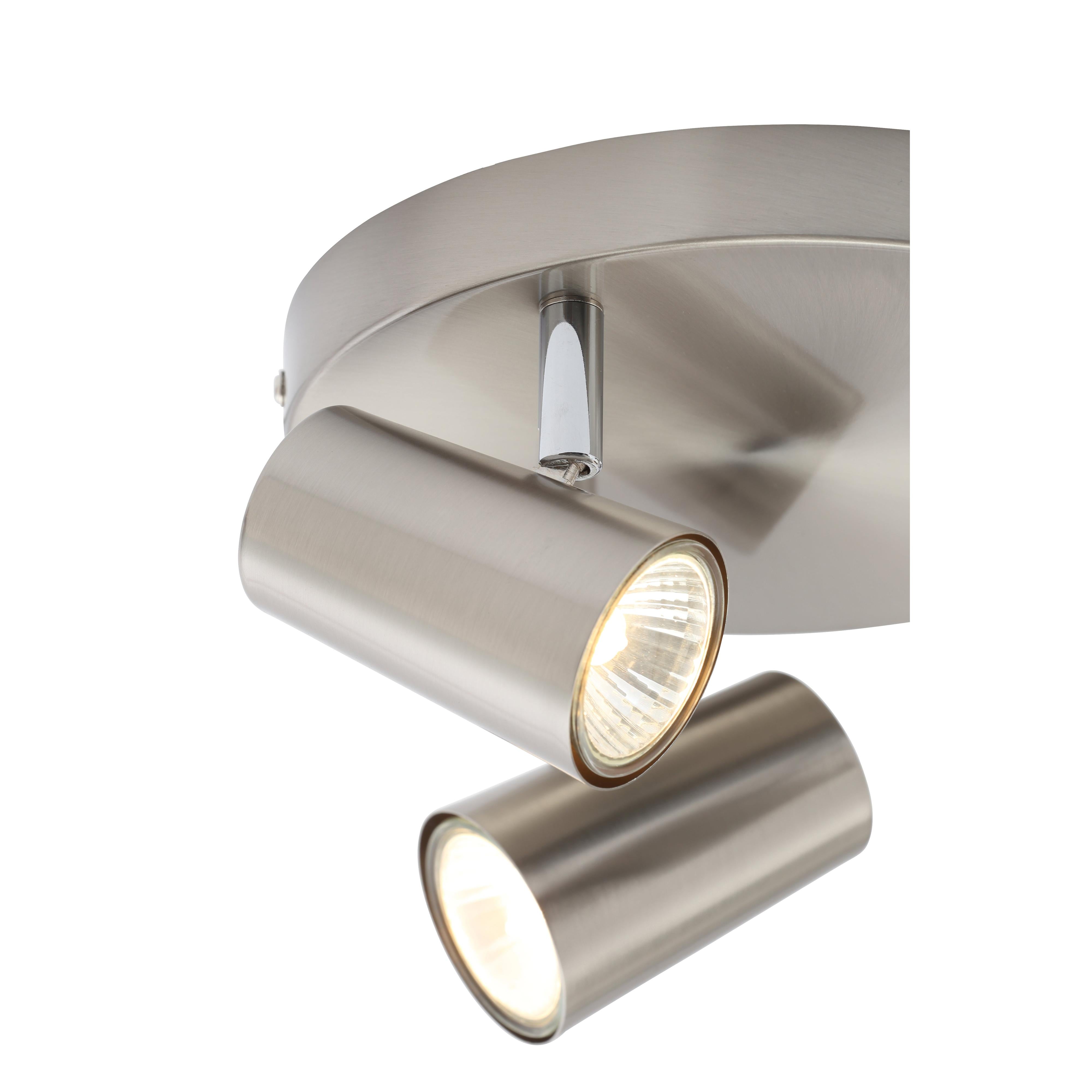 Forum INL-31776-SNIC Harvey Spot 3 Light Plate Satin Nickel