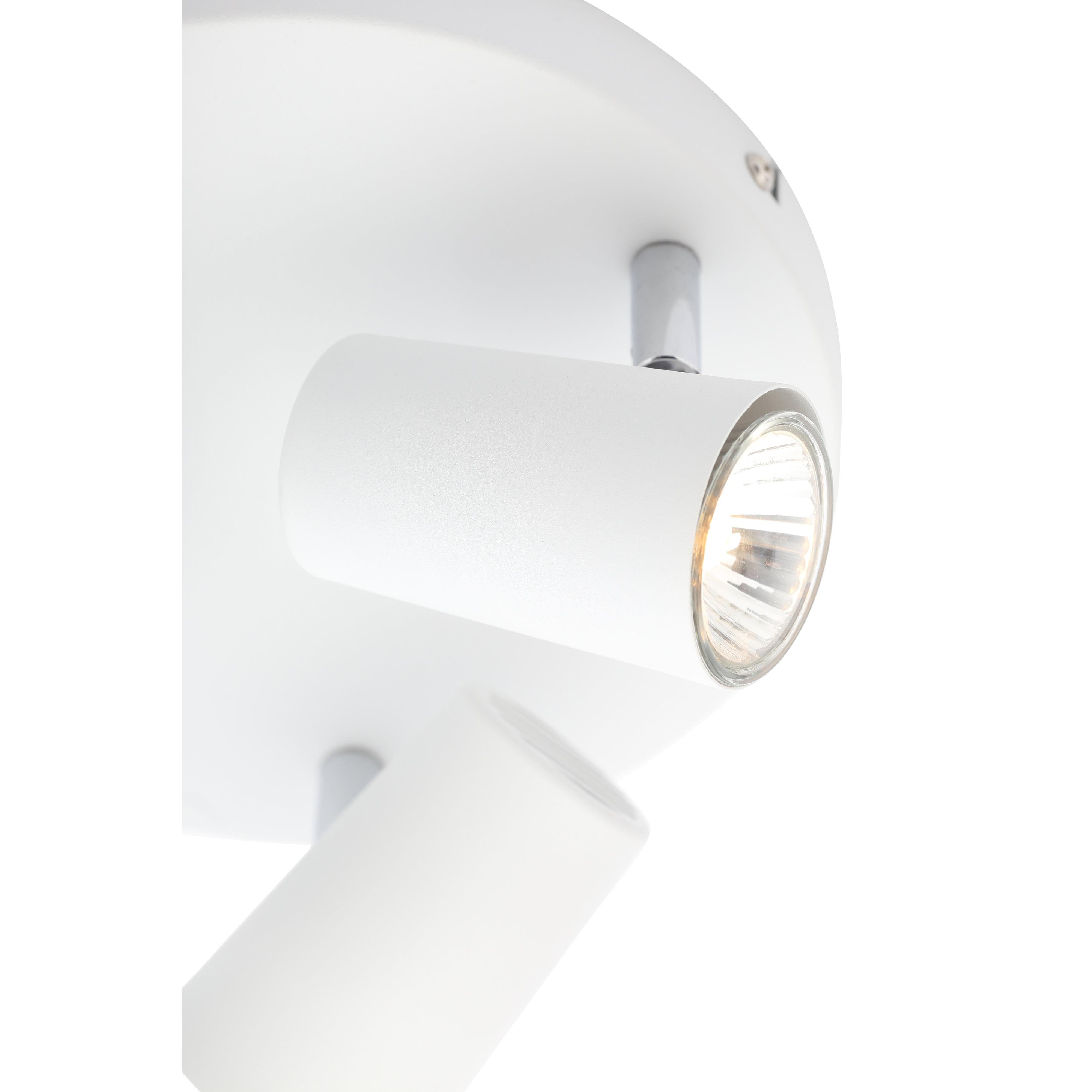 Forum INL-31776-WHT Harvey Spot 3 Light Plate White