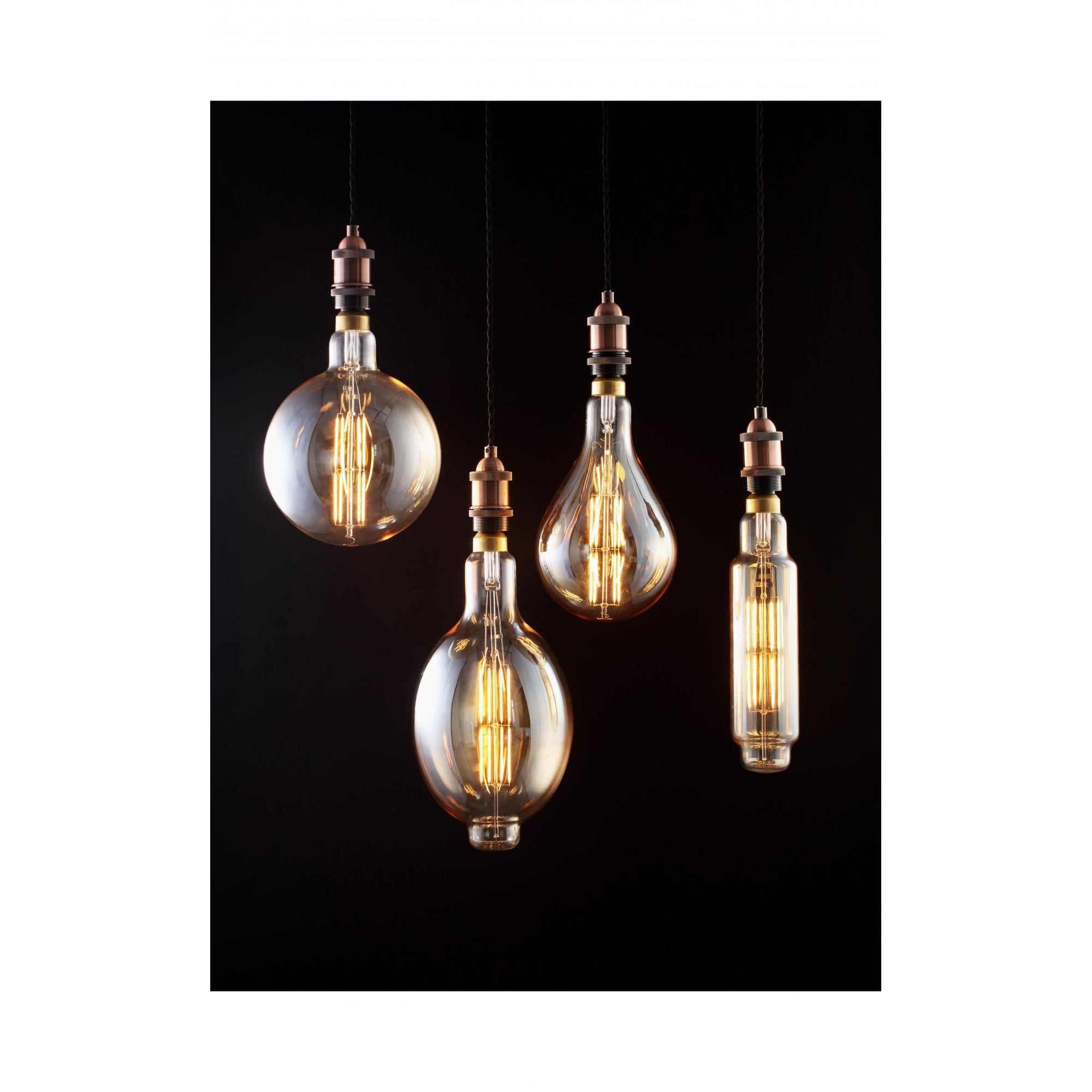 Forum INL-34030-AMB BT180 6w E27 Filament Vintage 2000k Bulb Amber