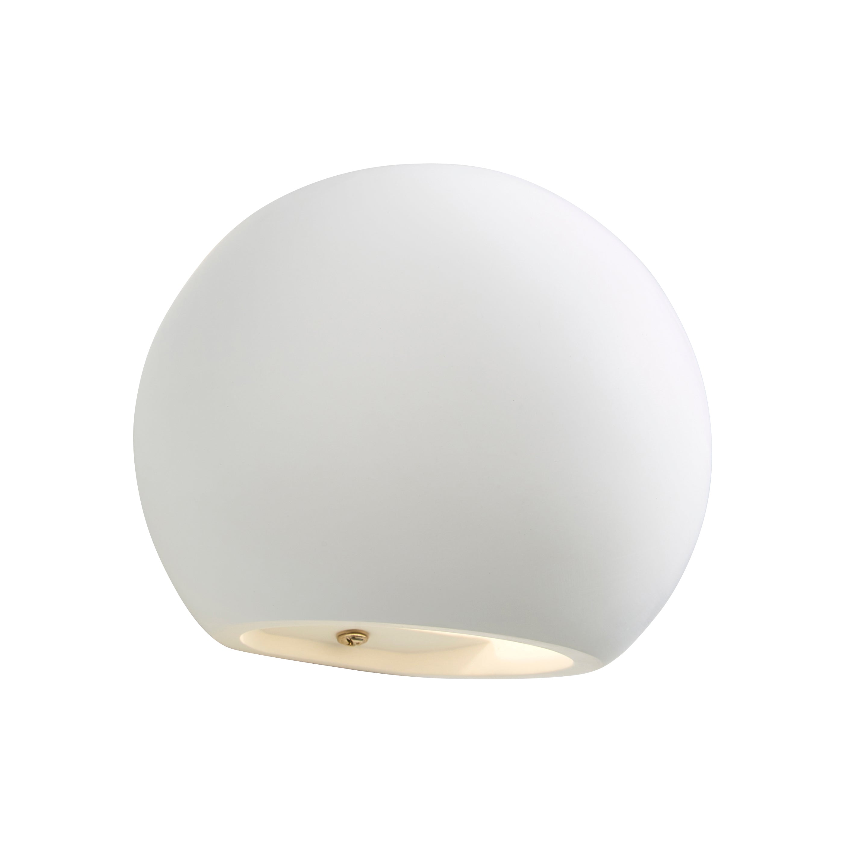 Forum INL-37222 Martos Round Up&Down Plaster Wall Light White