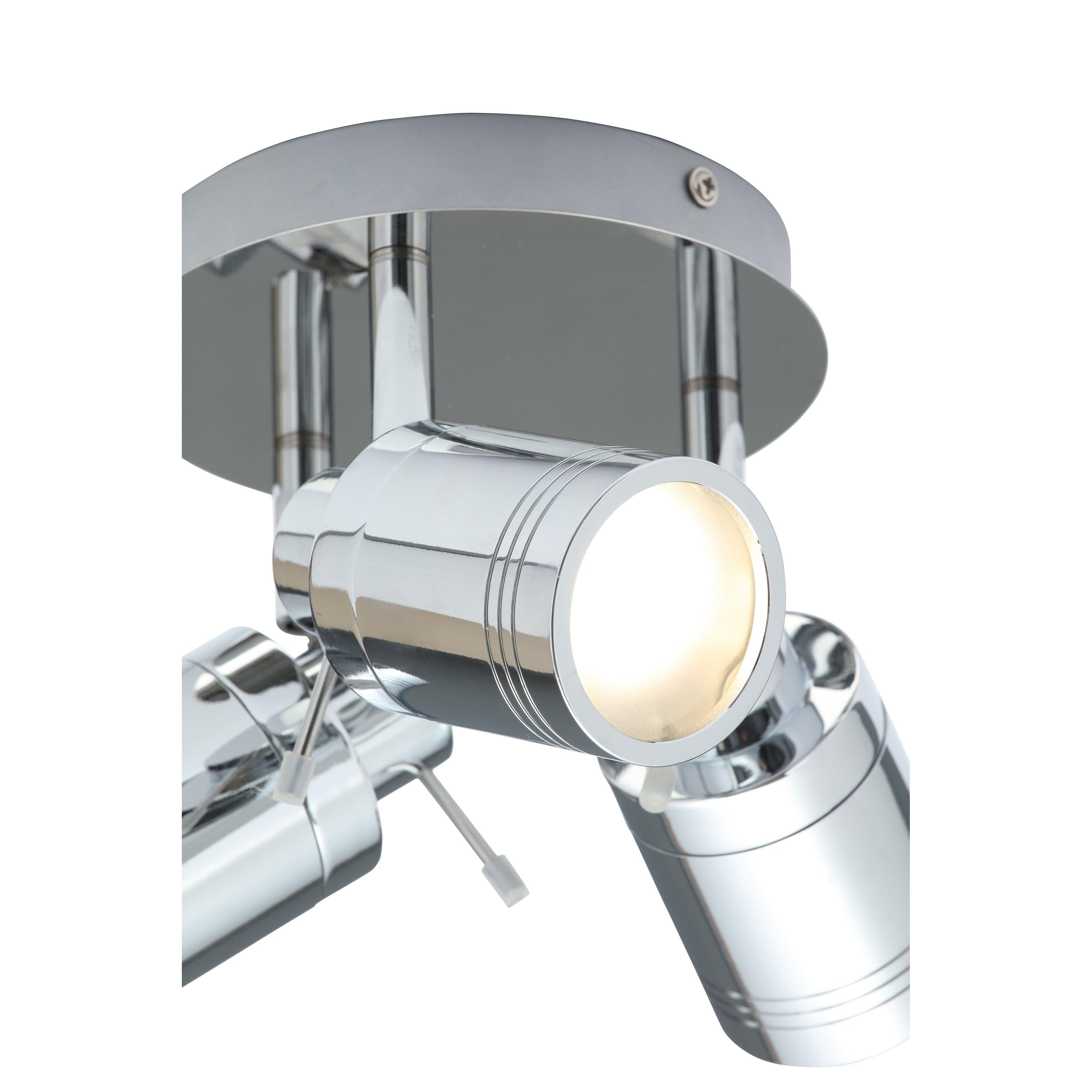 Forum SPA-27405-CHR Scorpius Bathroom Ceiling Spotlight Plate, Chrome