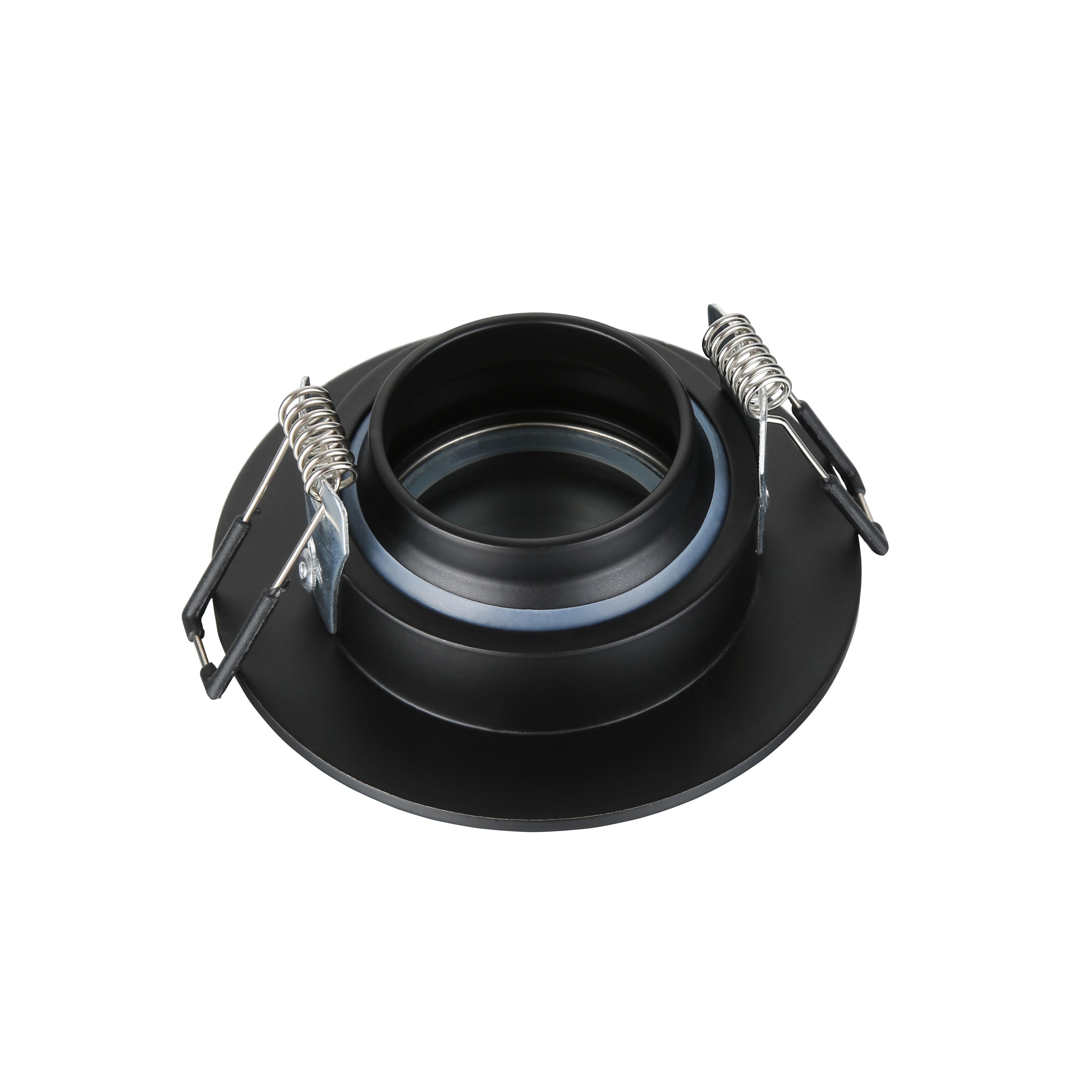 Forum SPA-30841-MBLK Cali circular IP65 Tiltable Downlight, Matt Black