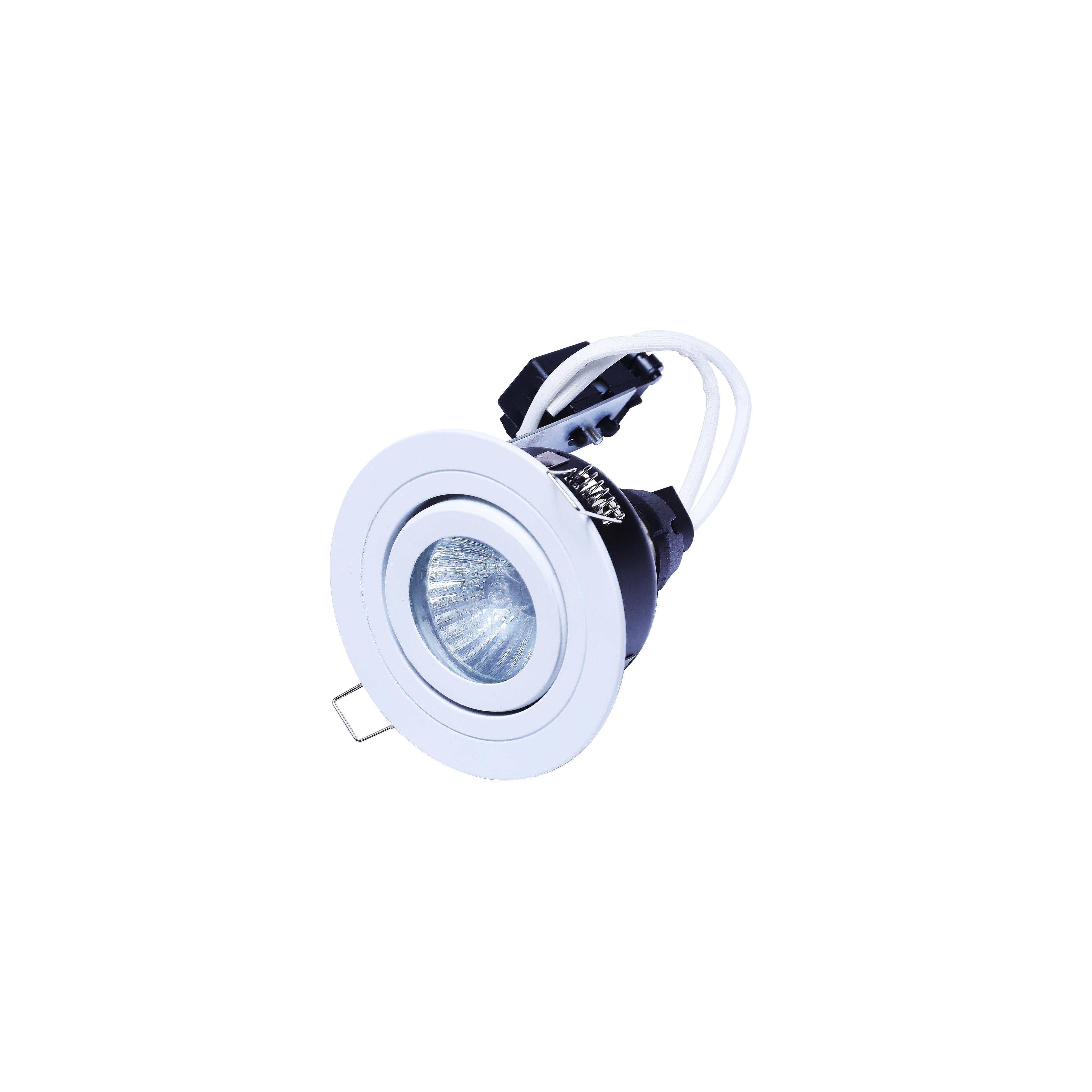 Forum SPA-30841-MWHT Cali circular IP65 Tiltable Downlight, Matt White