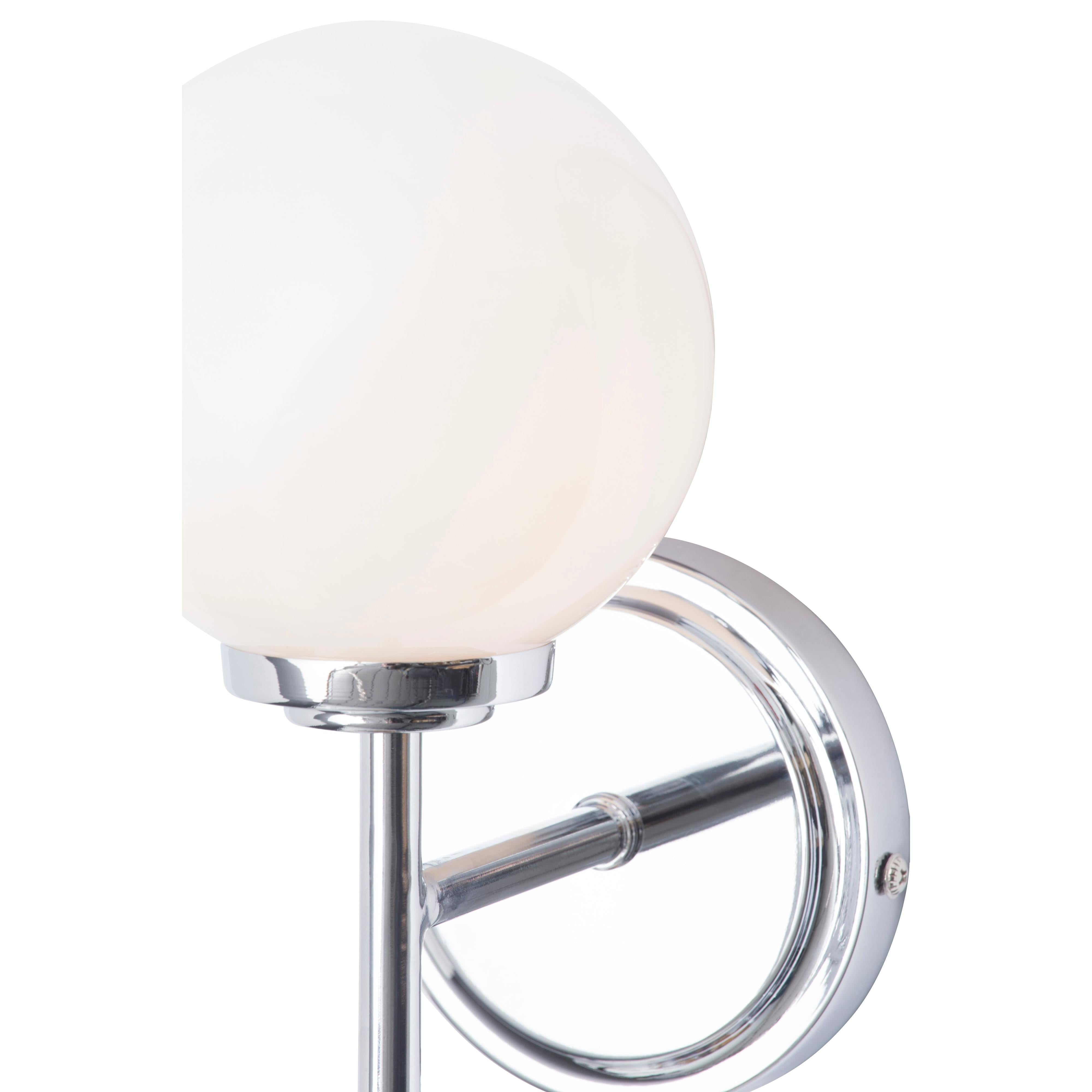 Forum SPA-31306-CHR Porto Bathroom Wall Light, Chrome