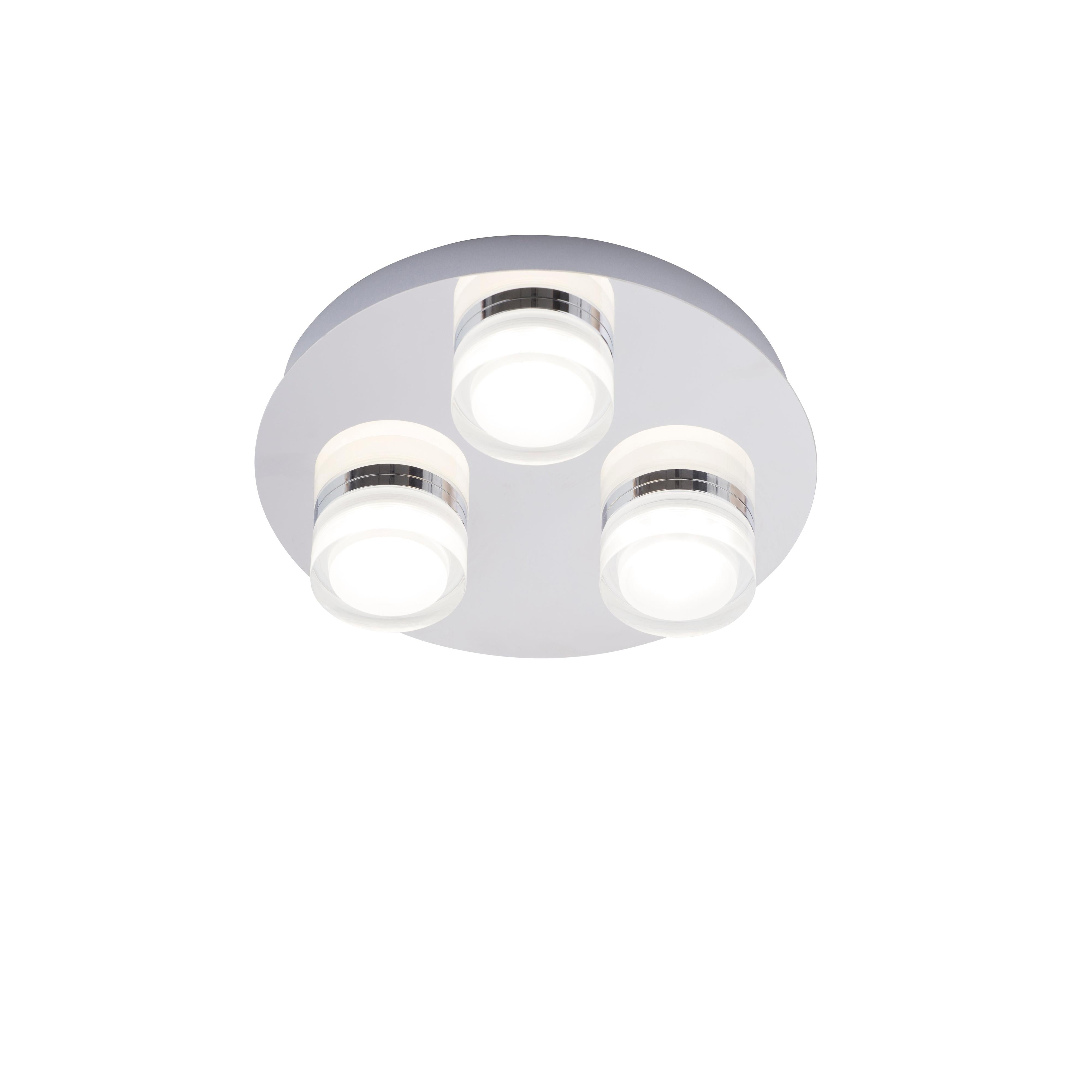 Forum SPA-31736-CHR Amalfi Bathroom Ceiling Spotlight Plate, Chrome