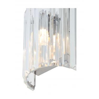 Forum SPA-33931-CHR Pegasi Curved Bathroom Wall Light, Chrome