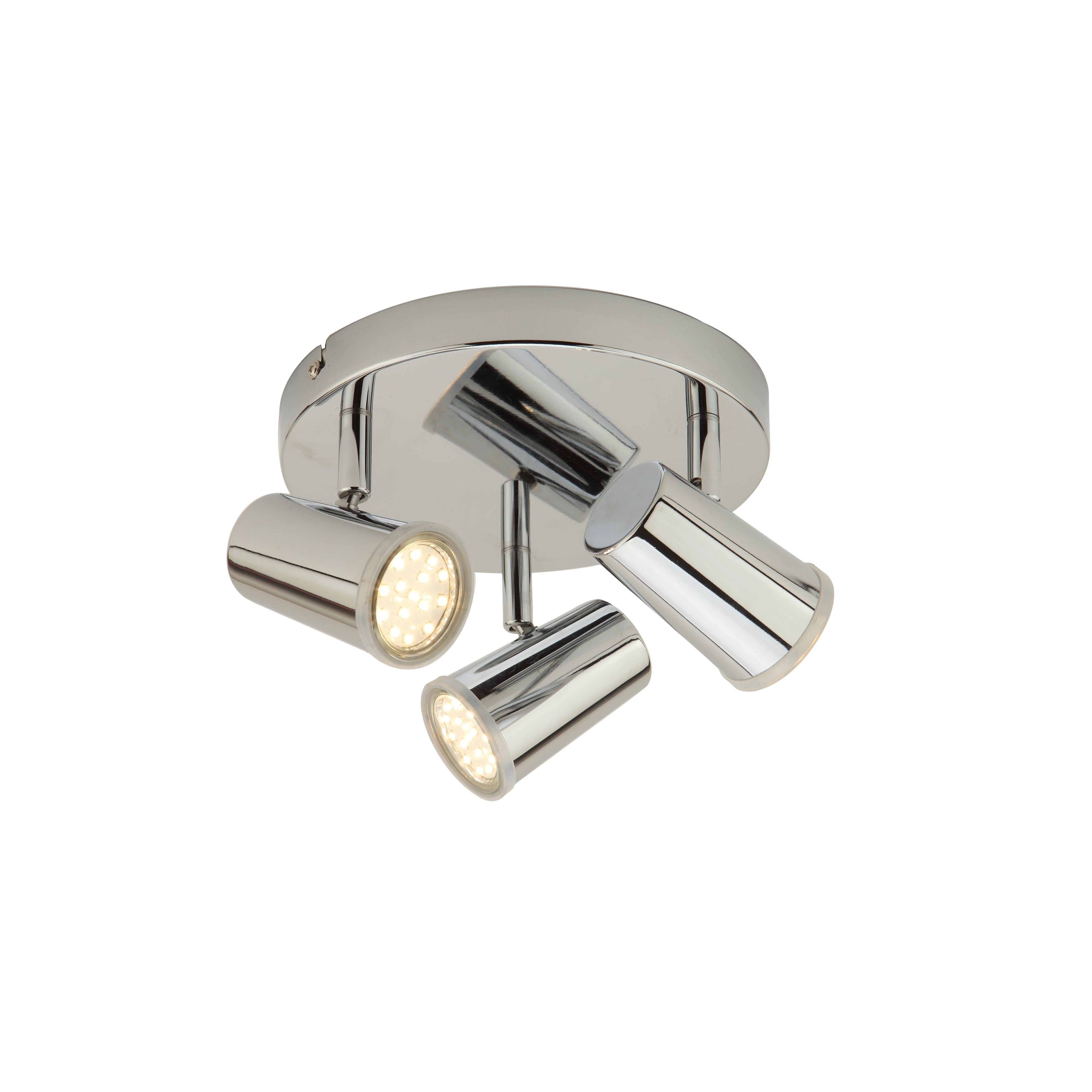 Forum SPA-35080-CHR Freya Bathroom Ceiling Spotlight Plate, Chrome