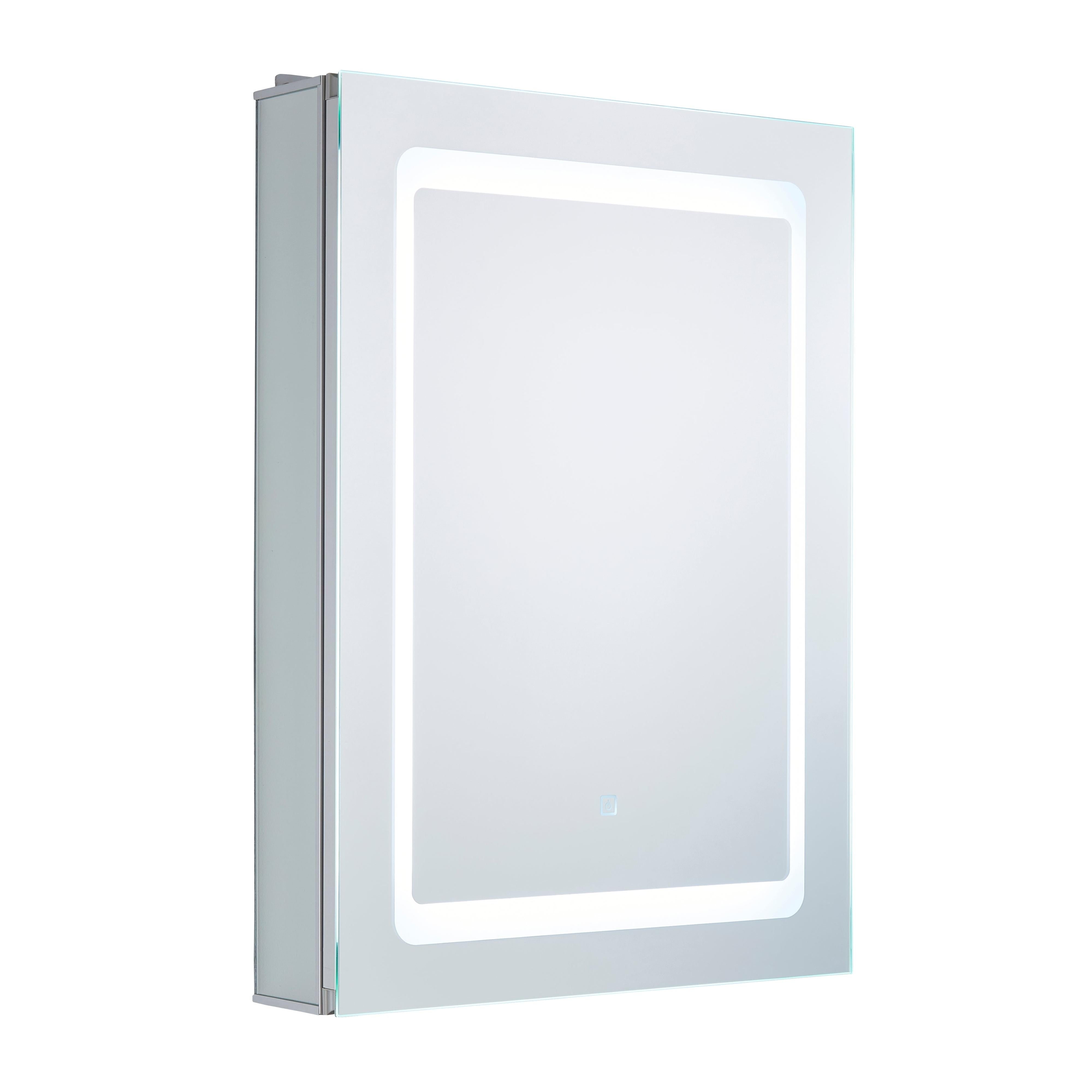 Forum SPA-35707 Arte Single door bathroom cabinet with demister pad and shaver socket