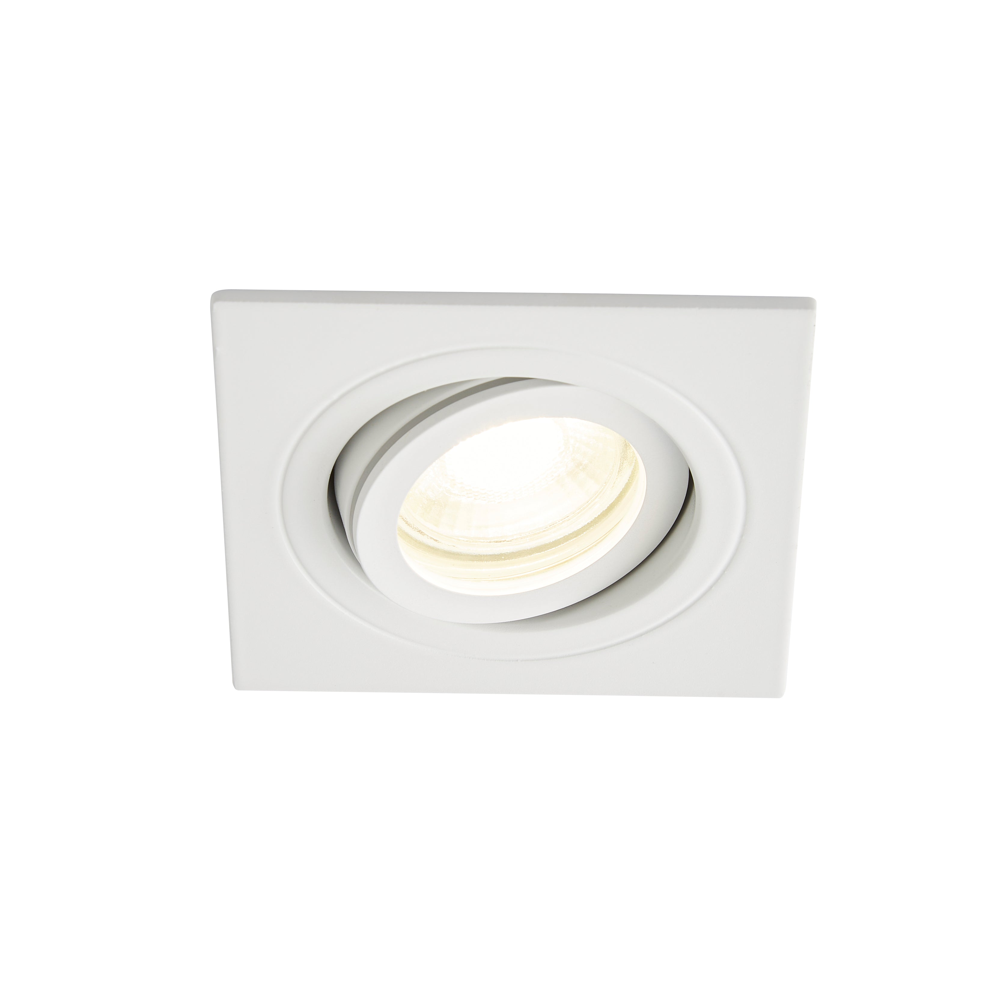 Forum SPA-35724 Cali Square IP65 Tiltable Downlight, White