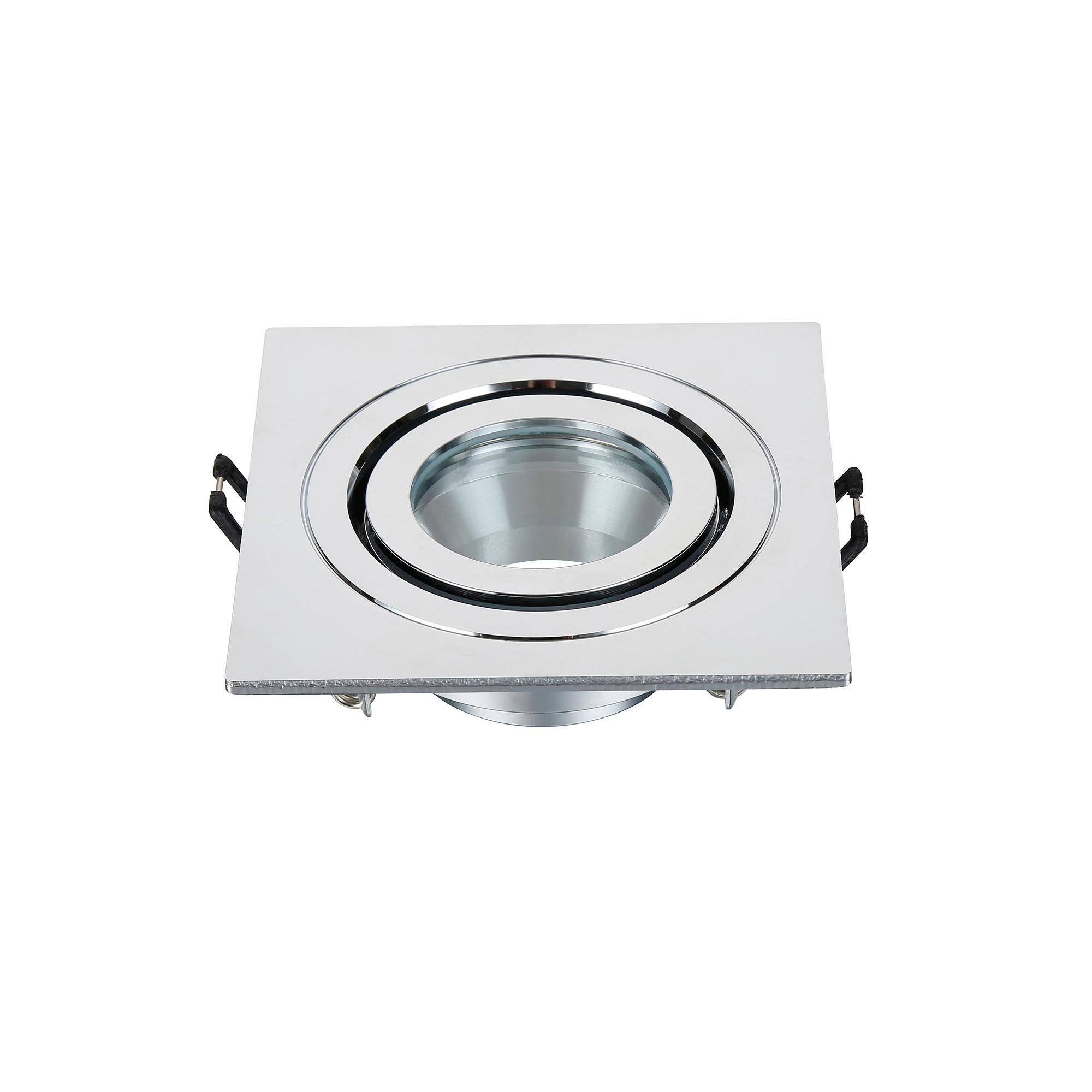 Forum SPA-35727 Cali Square IP65 Tiltable Downlight, Chrome