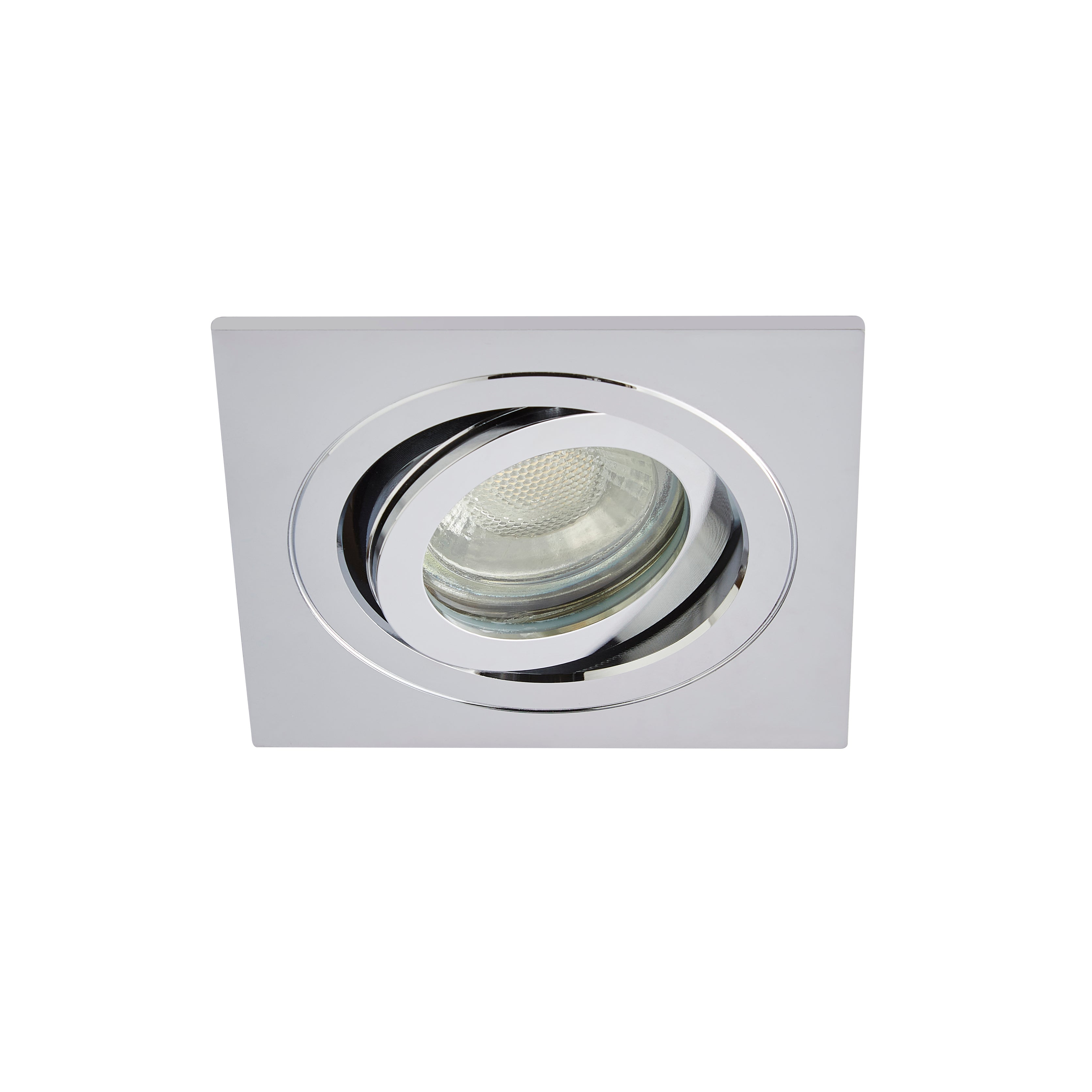 Forum SPA-35727 Cali Square IP65 Tiltable Downlight, Chrome