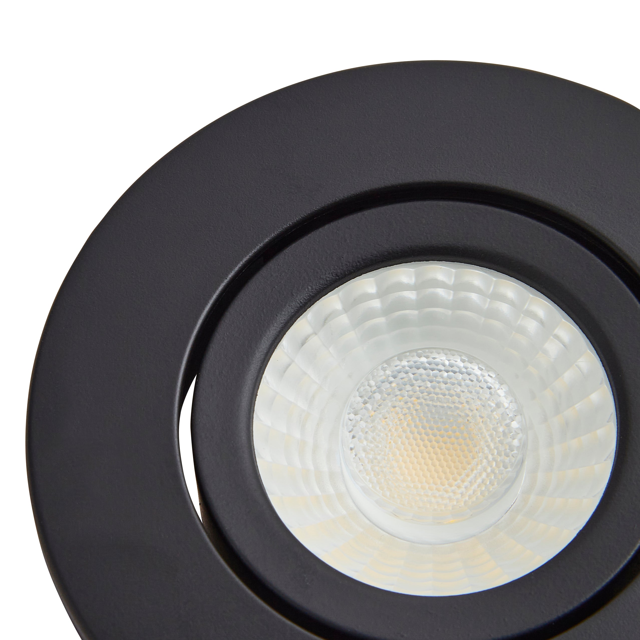 Forum SPA-38571-SBLK Como Fire Rated IP65 Downlight, Satin Black
