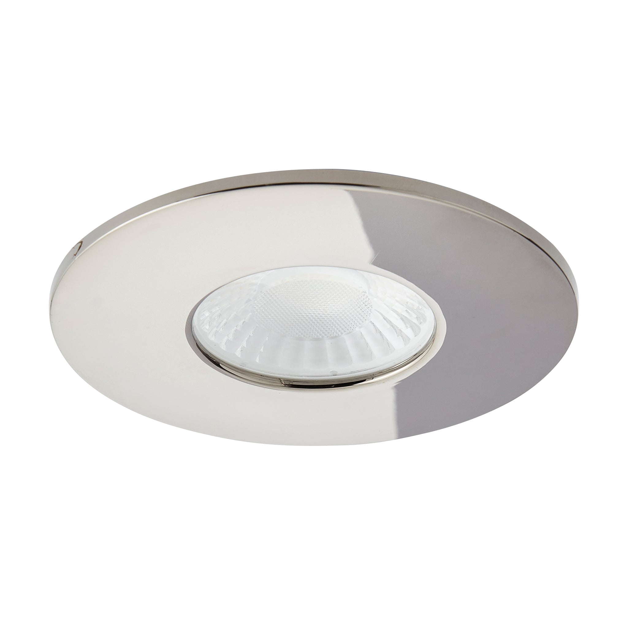 Forum SPA-38572-BCHR Rhom Fixed Fire Rated IP65 Recessed Downlight - Brushed Chrome