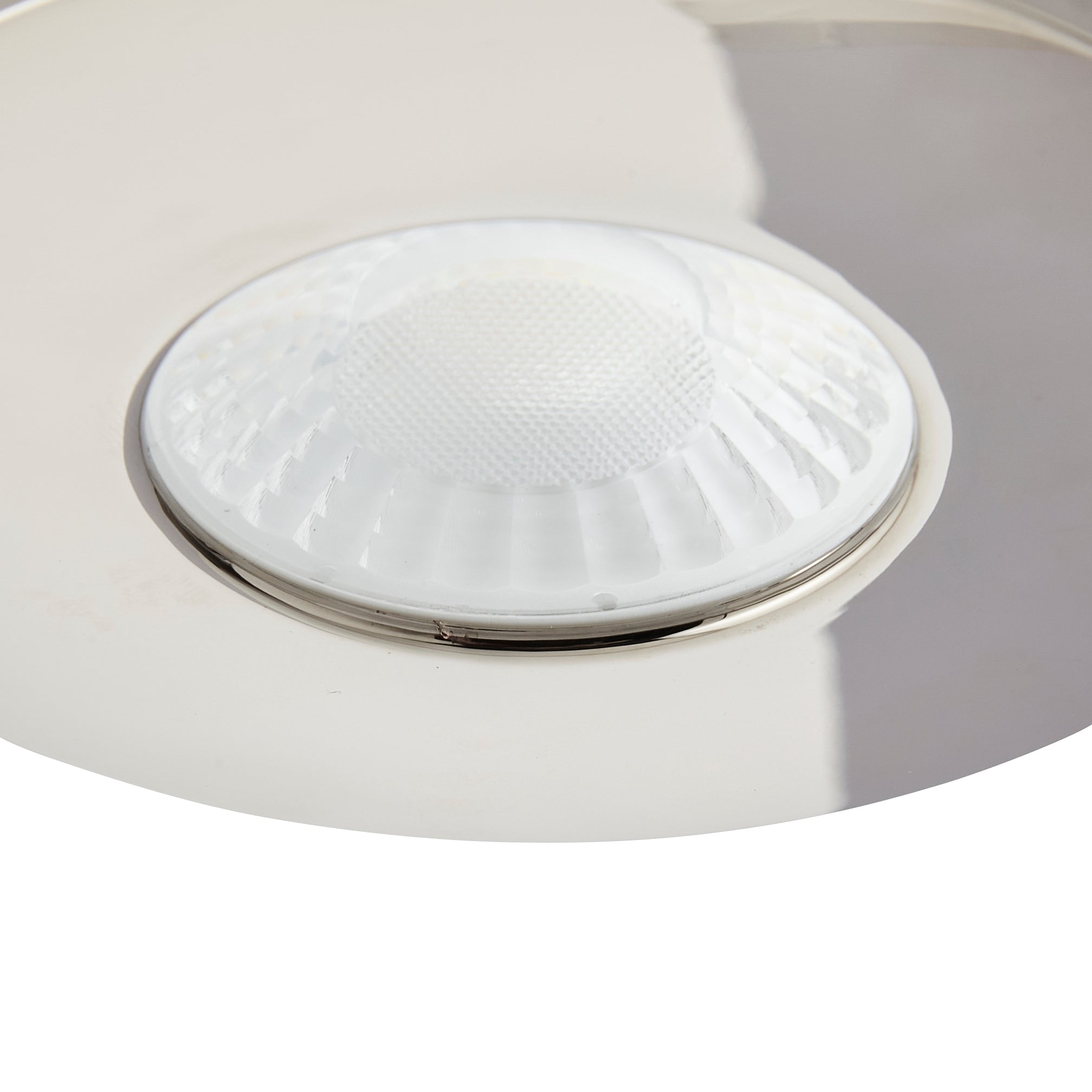 Forum SPA-38572-BCHR Rhom Fixed Fire Rated IP65 Recessed Downlight - Brushed Chrome