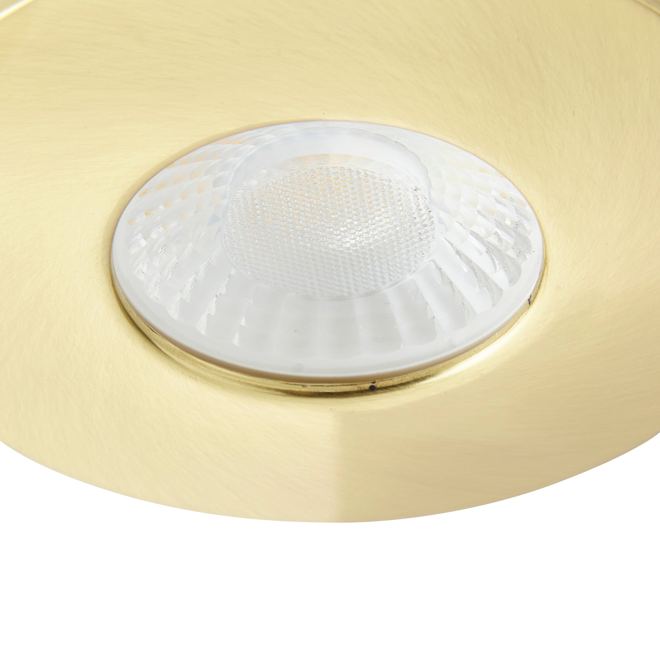 Forum SPA-38572-SBRS Rhom Fixed Fire Rated IP65 Recessed Downlight - Satin Brass