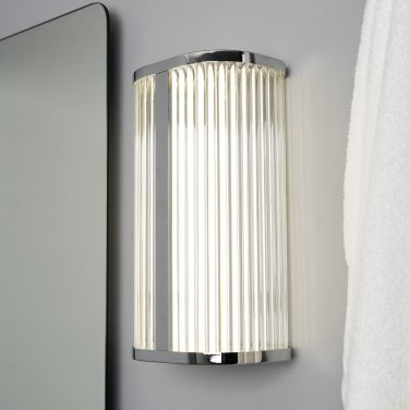 Forum SPA-44379-CHR Nayru Bathroom LED CCT Wall Light, Chrome