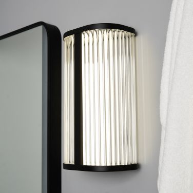 Forum SPA-44381-MBLK Nayru Bathroom LED CCT Wall Light, Matt Black