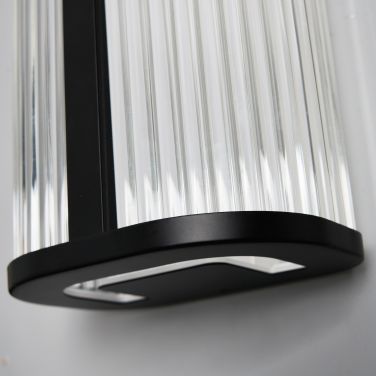 Forum SPA-44381-MBLK Nayru Bathroom LED CCT Wall Light, Matt Black