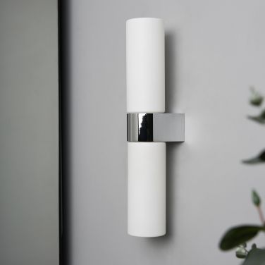 Forum SPA-44384-CHR Cuco Bathroom Wall Light, Chrome