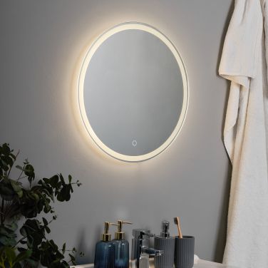 Forum SPA-44386 Esk Round LED Mirror with Demist
