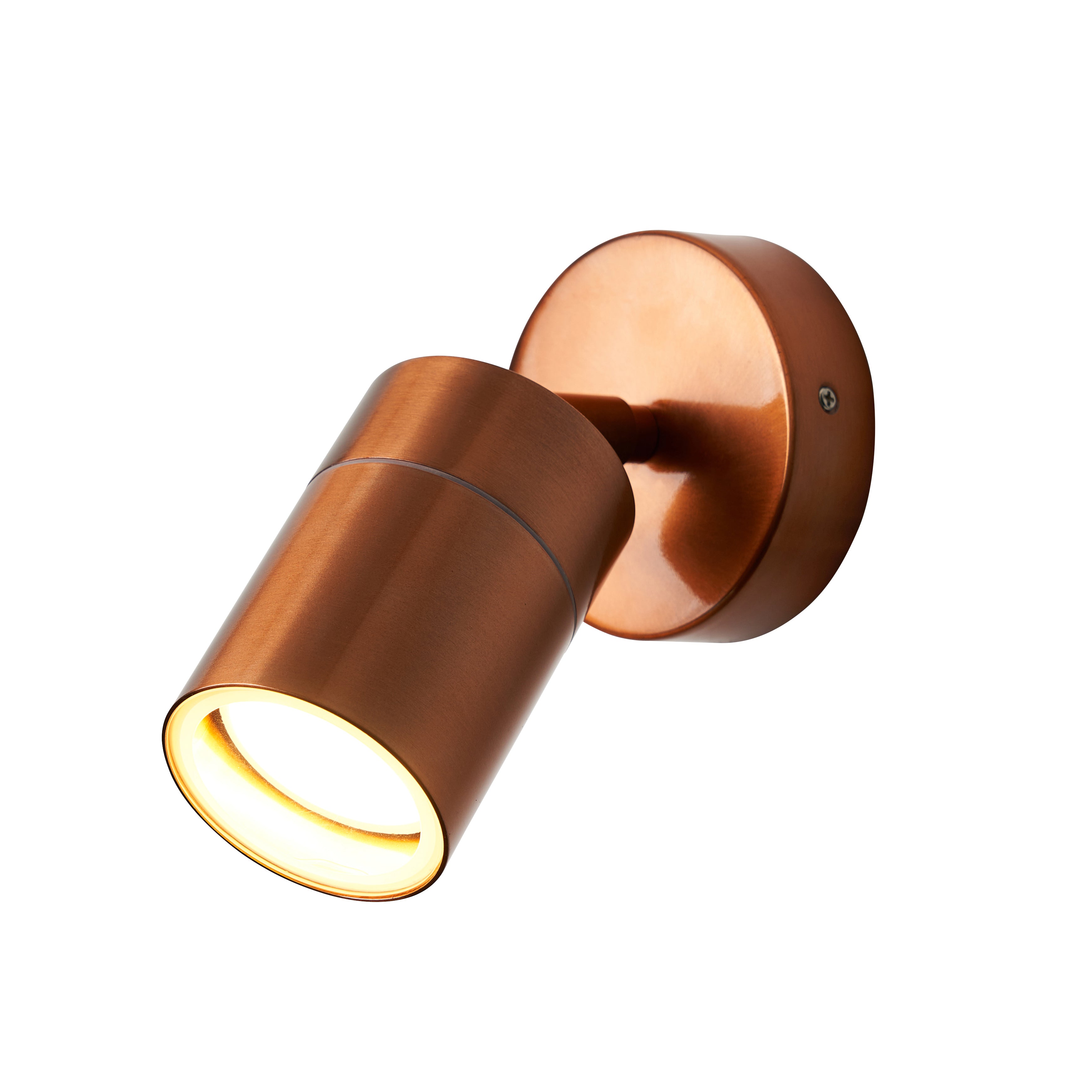 Forum ZN-26536-COP-65 Leto 1 Light Adjustable IP65 Outdoor Wall Light - Copper