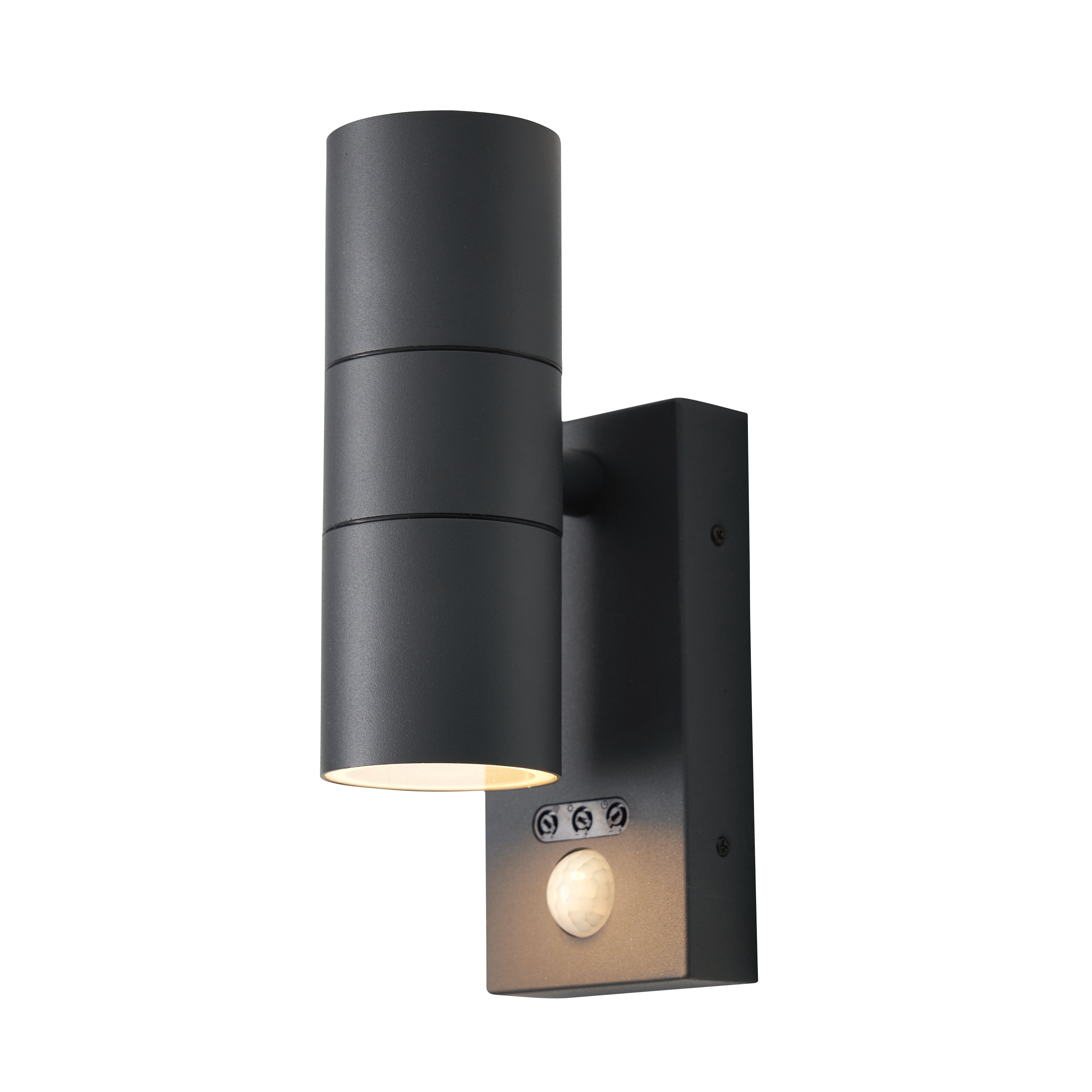 Forum ZN-29179-ANTH-65 Leto Outdoor Wall Light with PIR Sensor, Anthracite