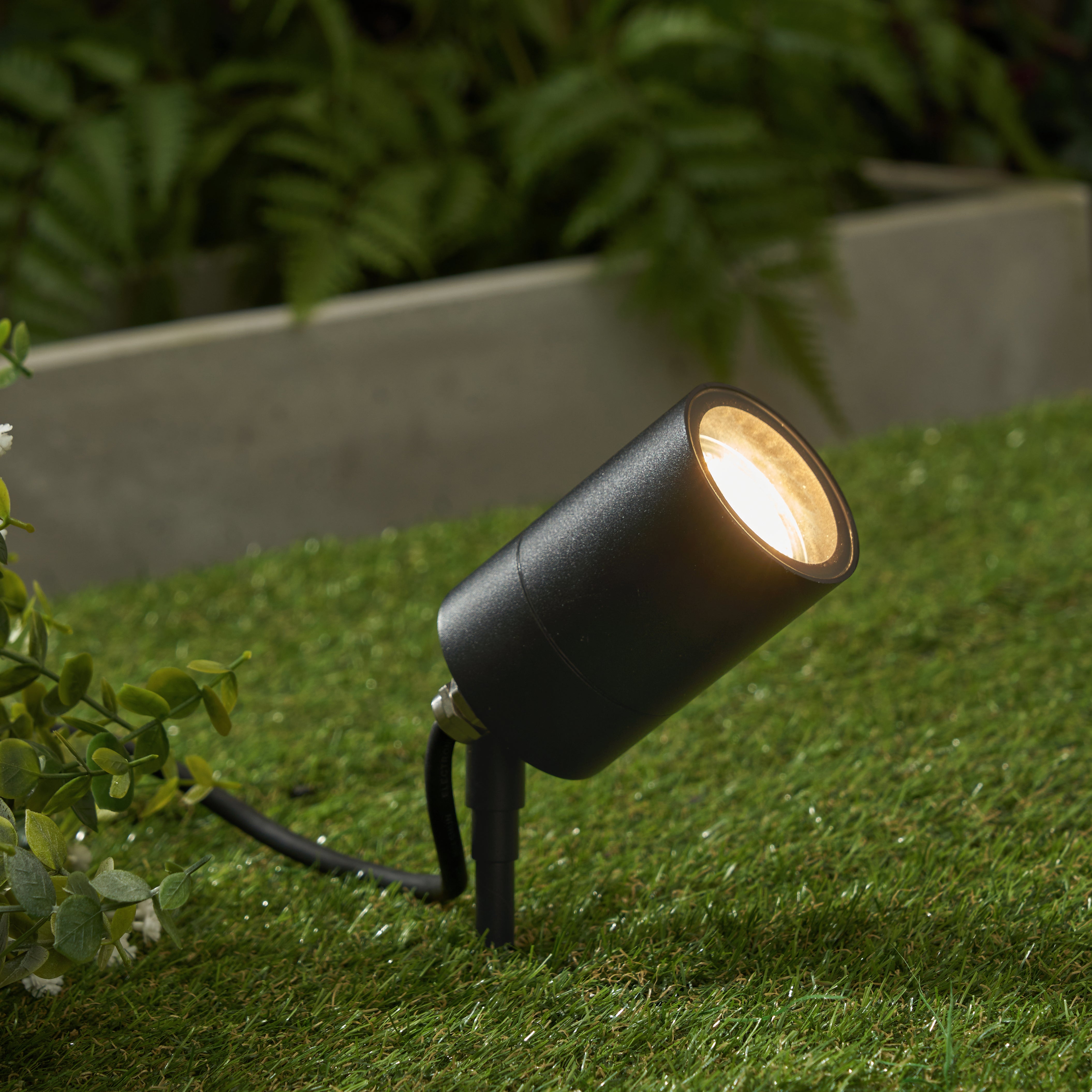 Forum ZN-29180-BLK-65 Leto 1 Light Outdoor Spike Light - Black