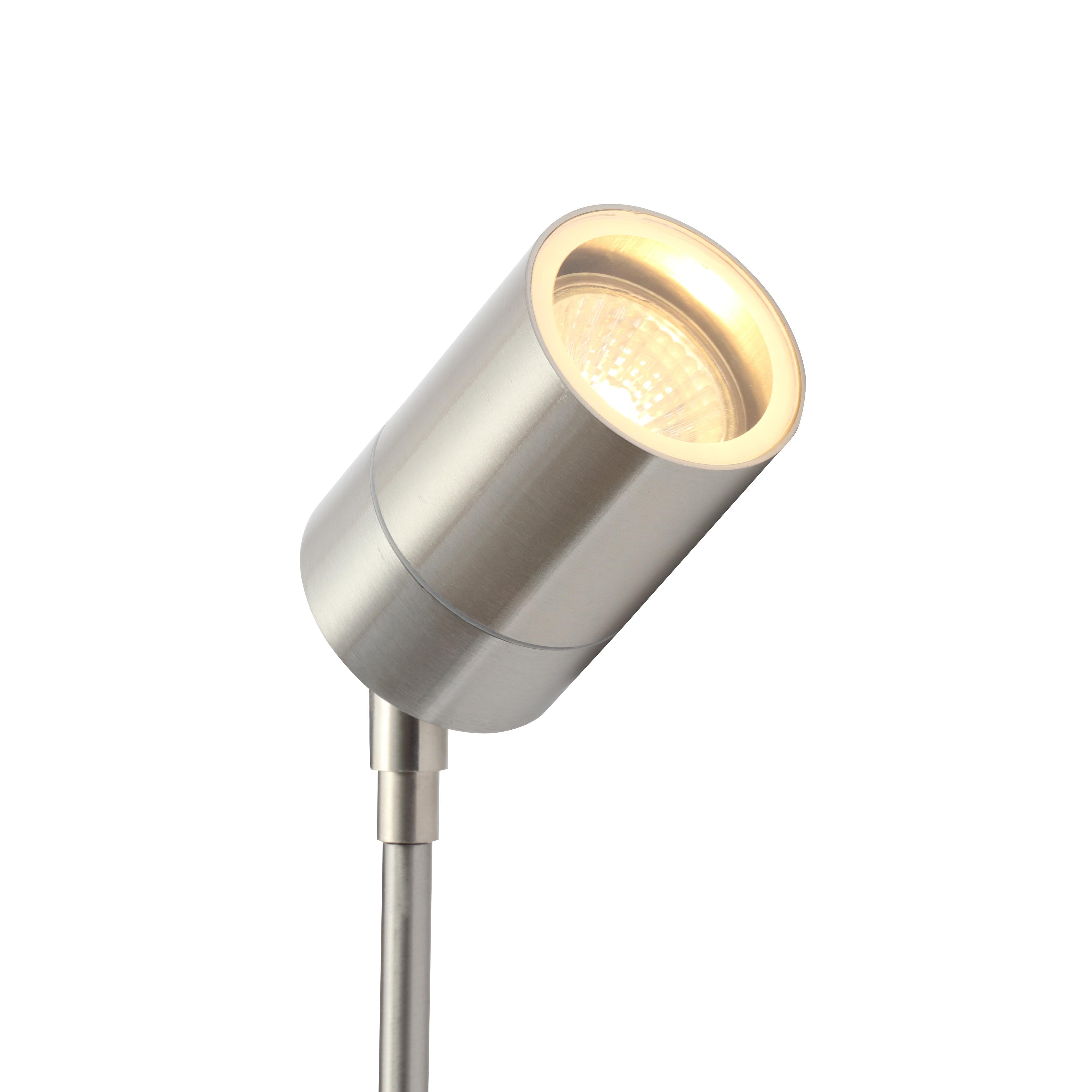 Forum ZN-29180-SST-65 Leto 1 Light Outdoor Spike Light - Stainless Steel