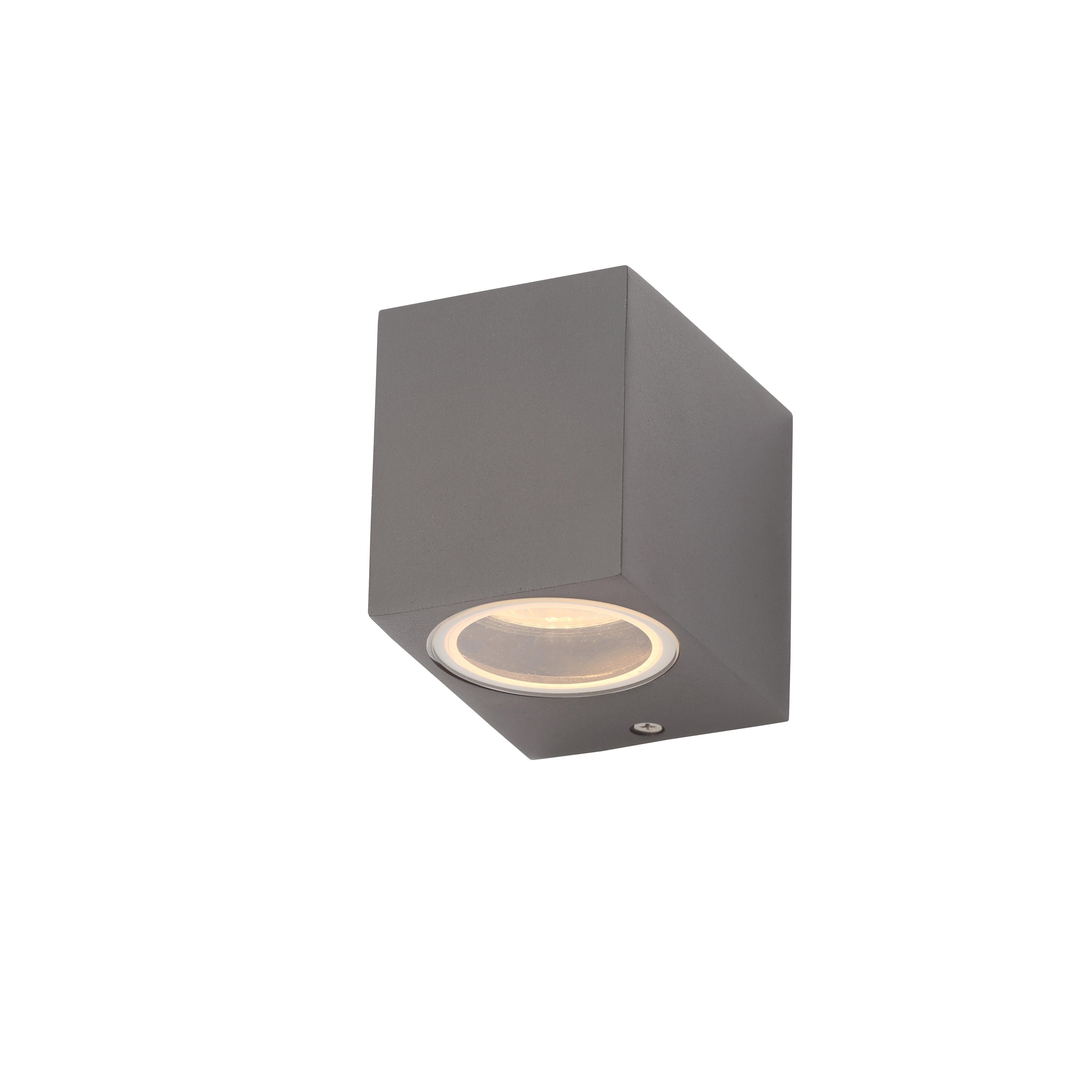 Forum ZN-31758-ANTH Fleet Outdoor Square Wall Down Light, Anthracite