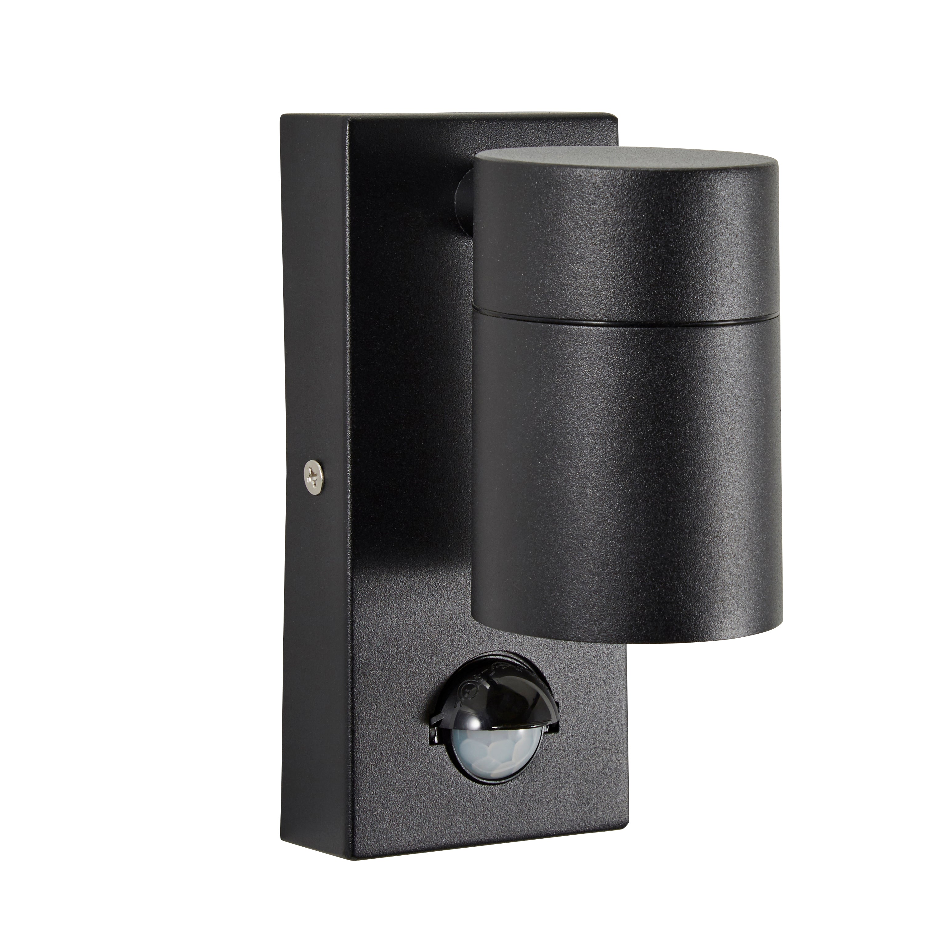 Forum ZN-37938-BLK-65 Leto Outdoor Up or Down Wall Light with PIR Sensor, Black