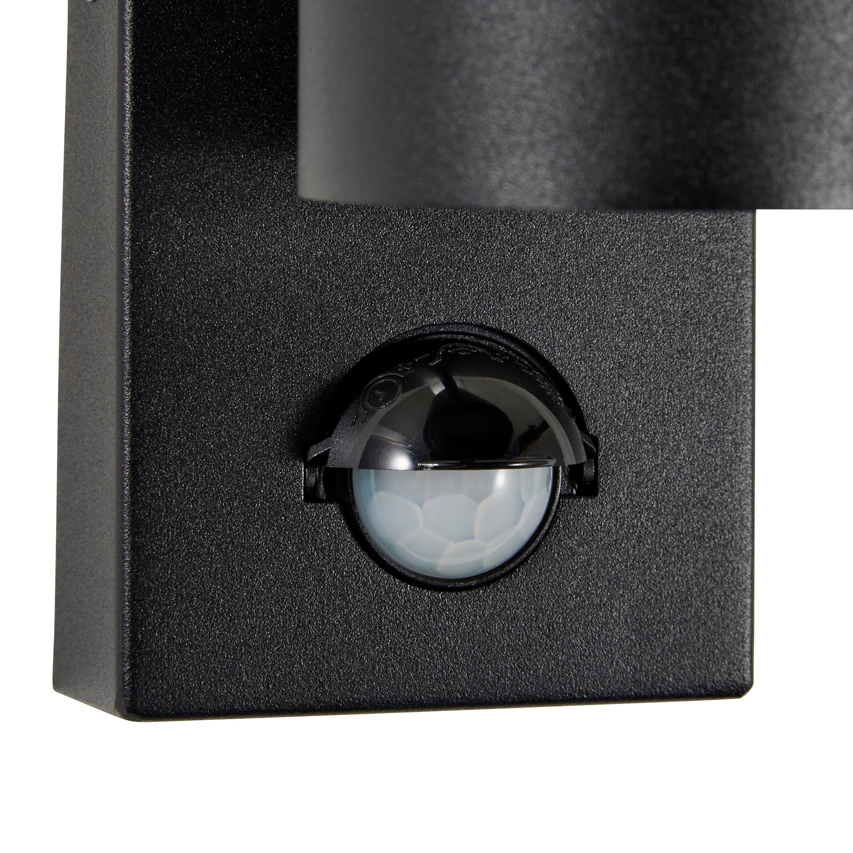 Forum ZN-37938-BLK-65 Leto Outdoor Up or Down Wall Light with PIR Sensor, Black