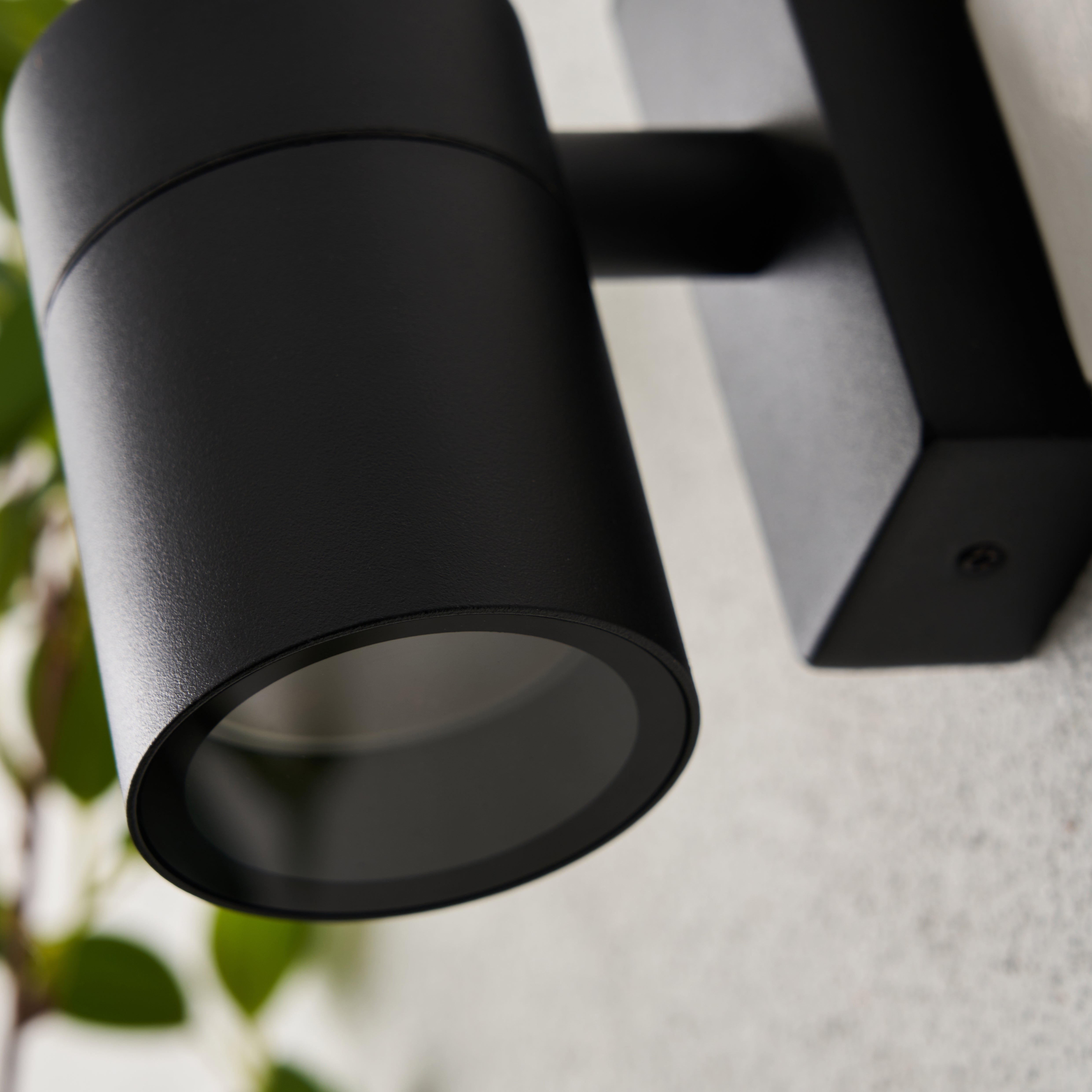 Forum ZN-37940-BLK-65 Leto Up or Down Outdoor Wall Light - Black