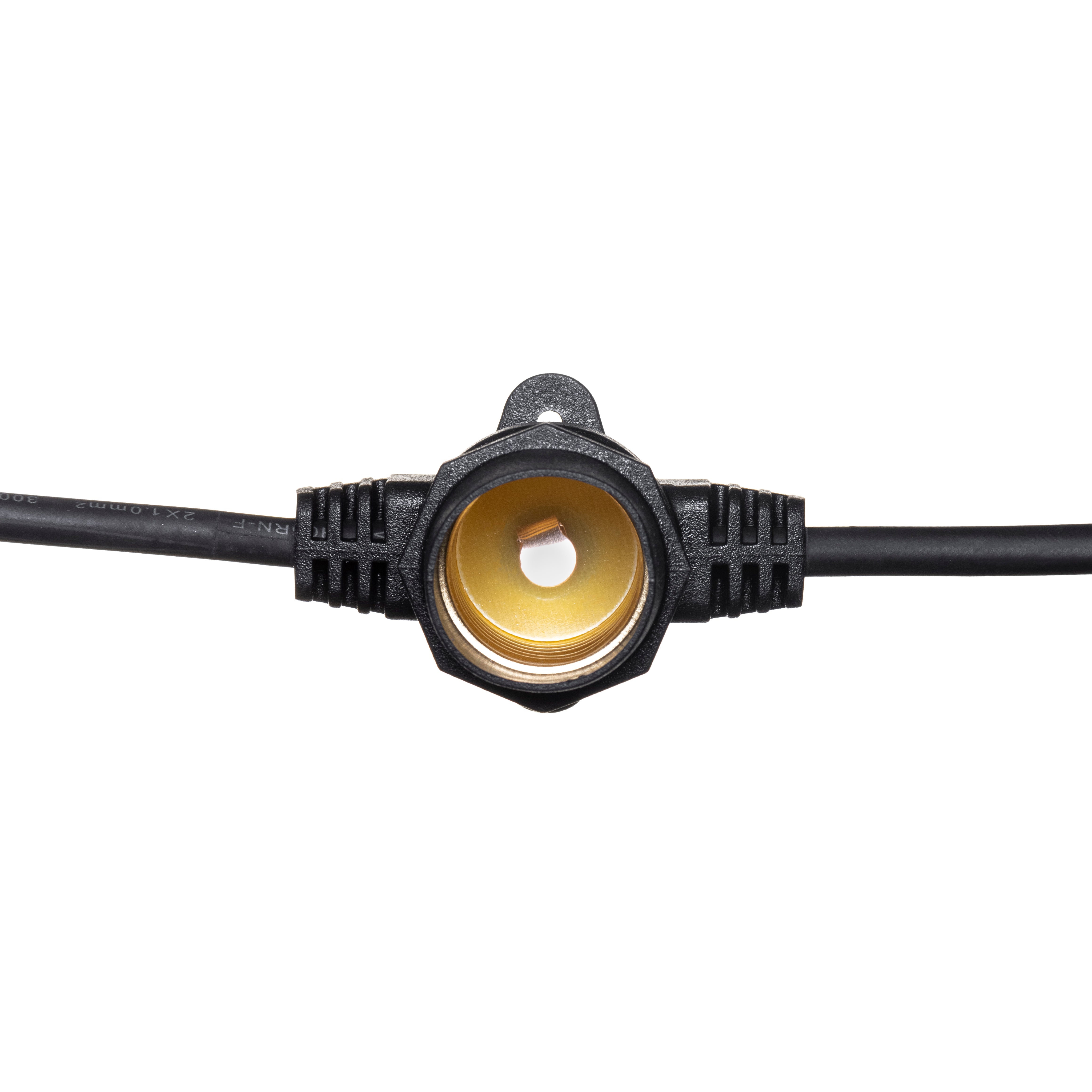 Forum ZN-41106 Hardy 20 Light Outdoor Festoon String Lights - Black