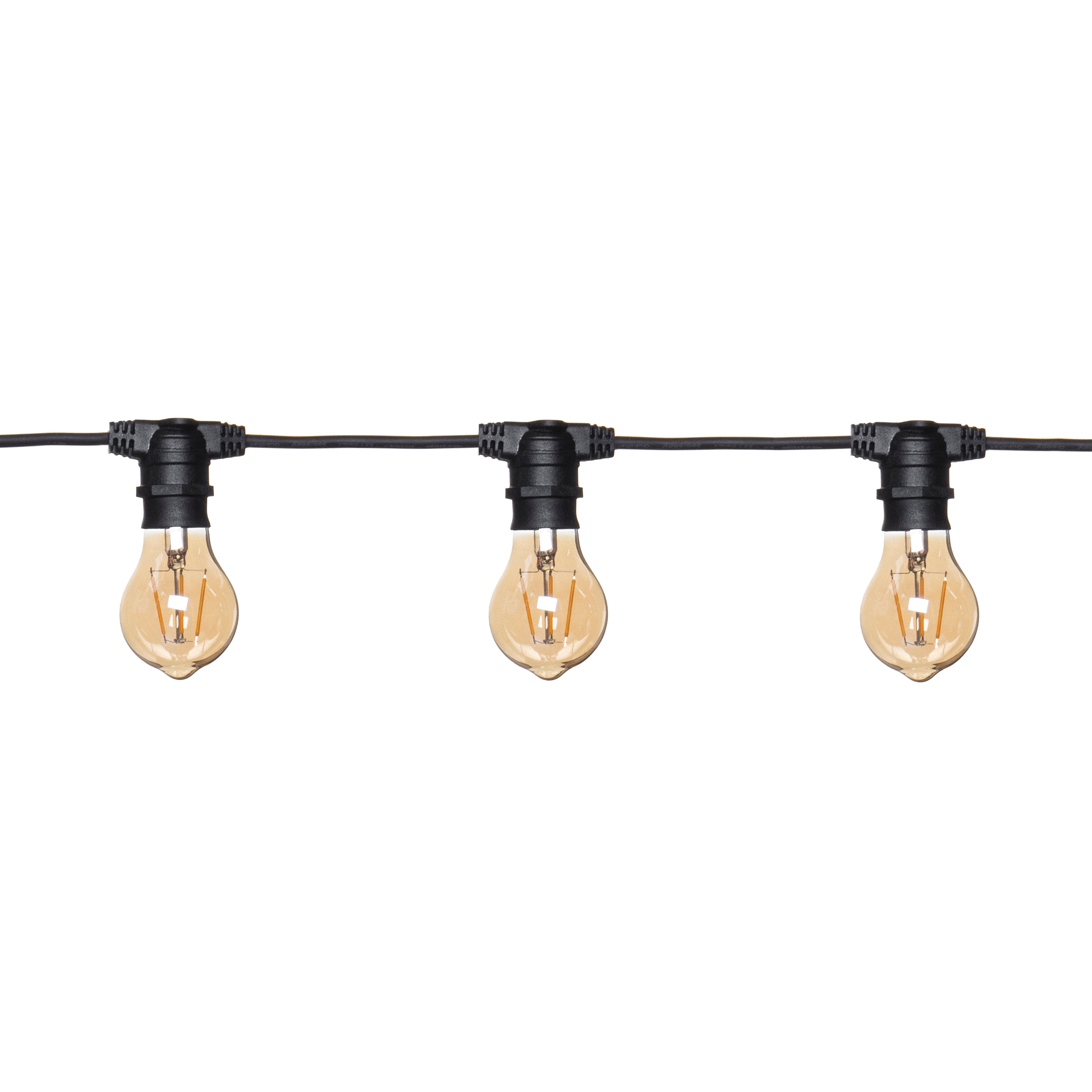 Forum ZN-41106 Hardy 20 Light Outdoor Festoon String Lights - Black