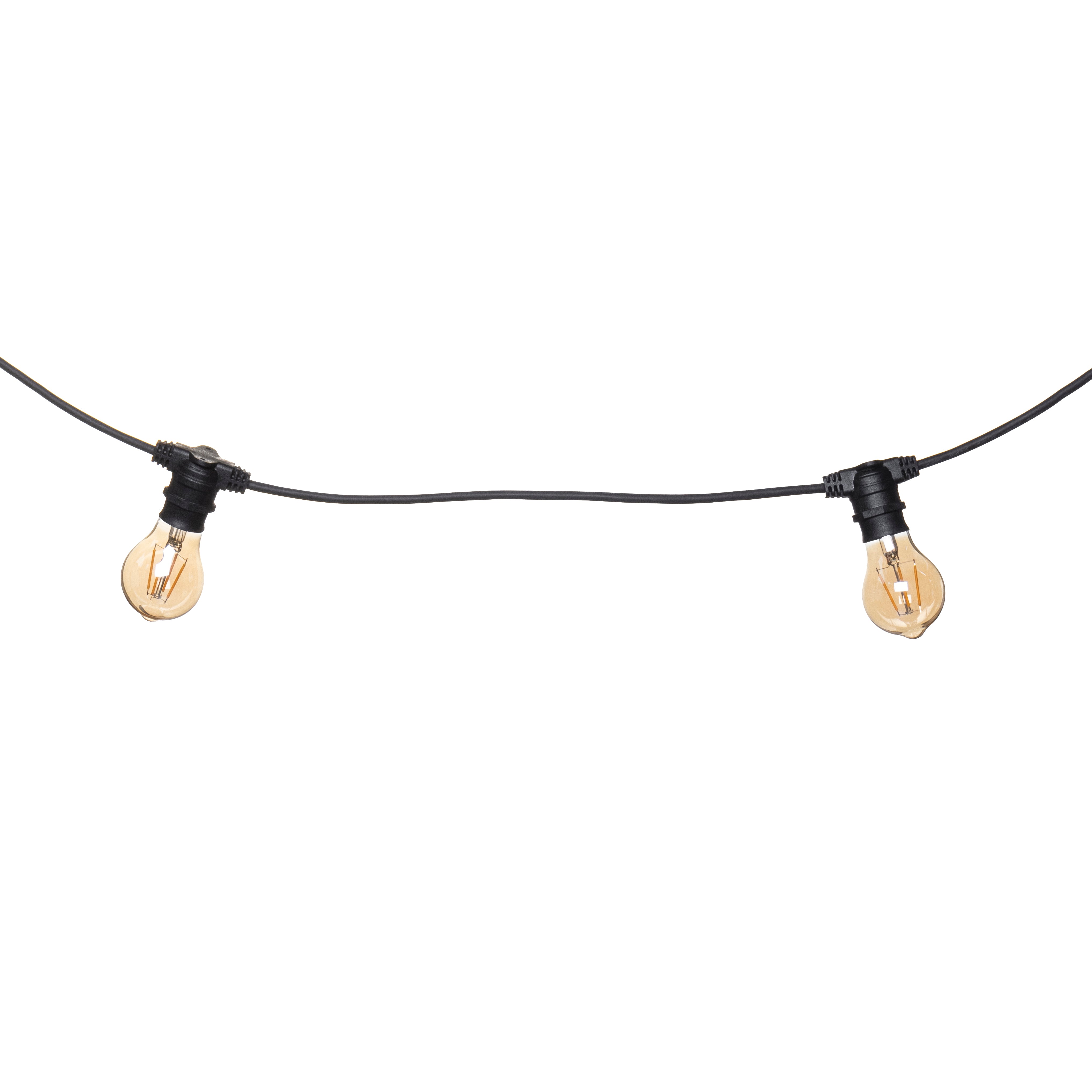 Forum ZN-41106 Hardy 20 Light Outdoor Festoon String Lights - Black