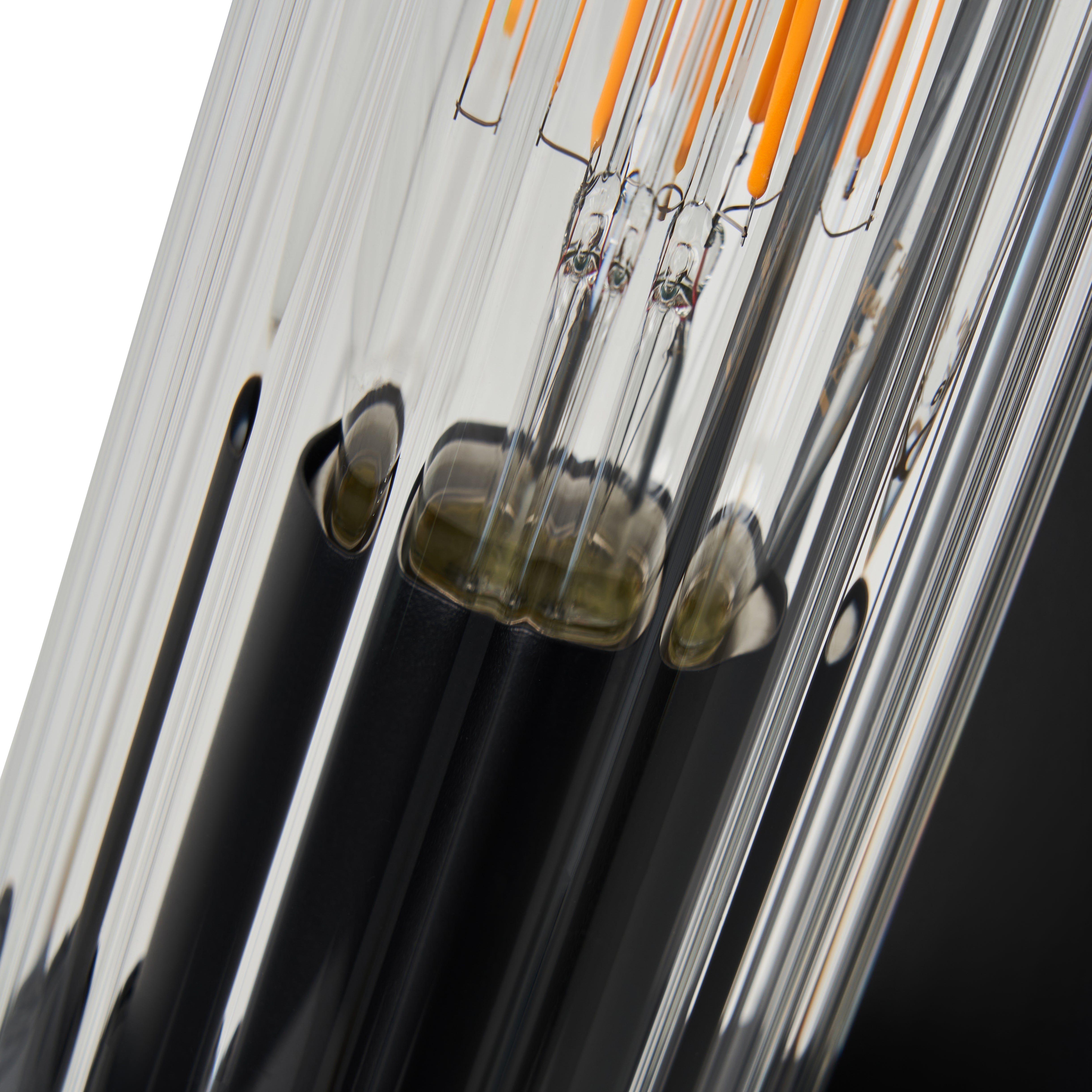 Forum ZN-44411-BLK Akuma Ribbed Outdoor Wall Light, Black