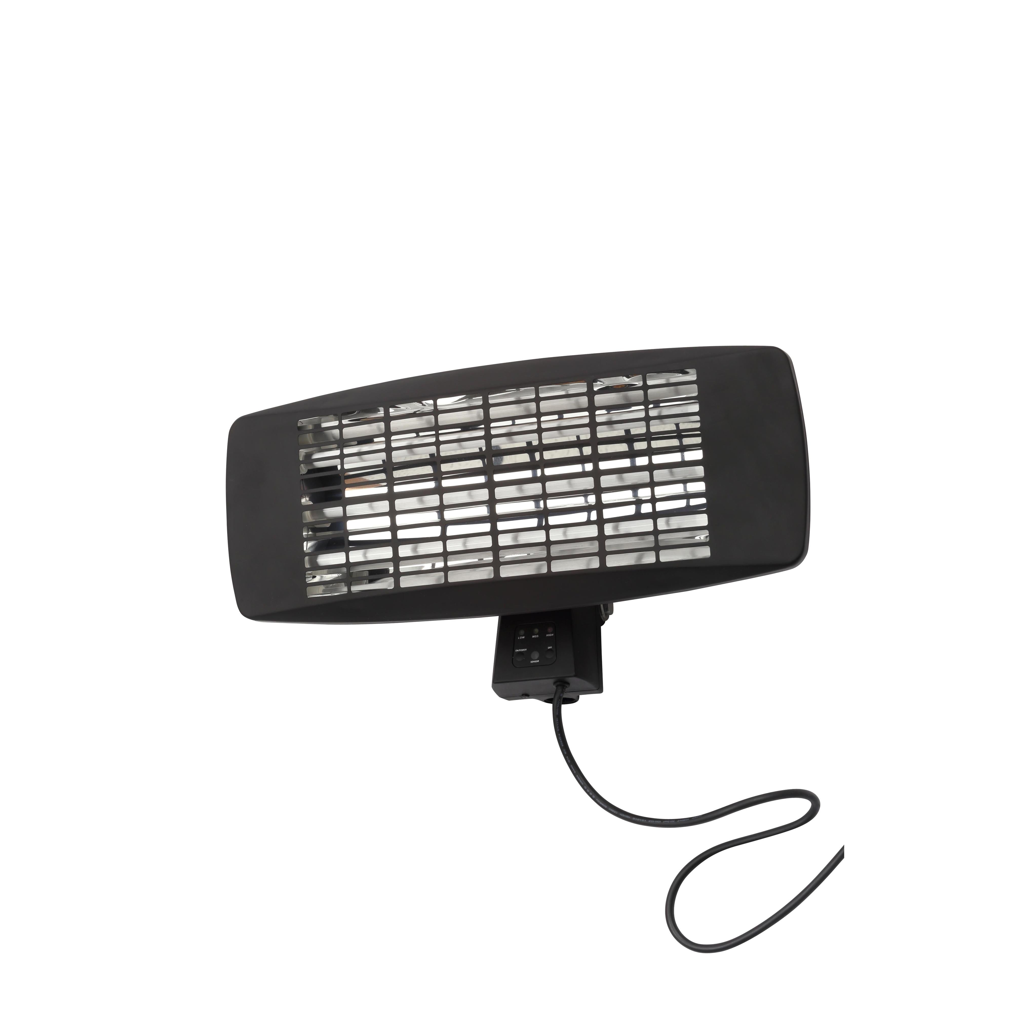 Forum ZR-32297-BLK Wall Mnt Patio Heater Vari Wat