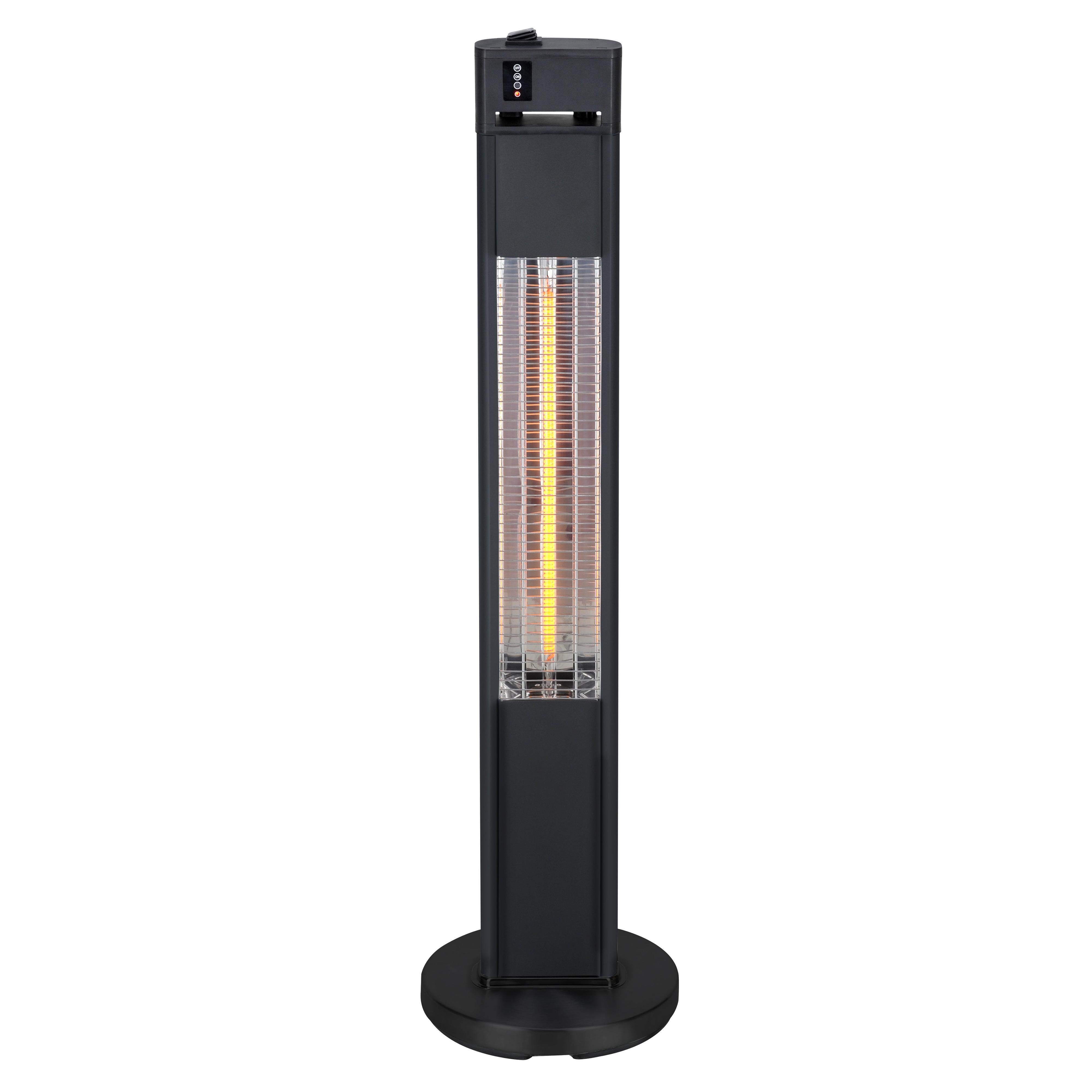 Forum ZR-32300-BLK Standing Patio Heater 1600W Bl