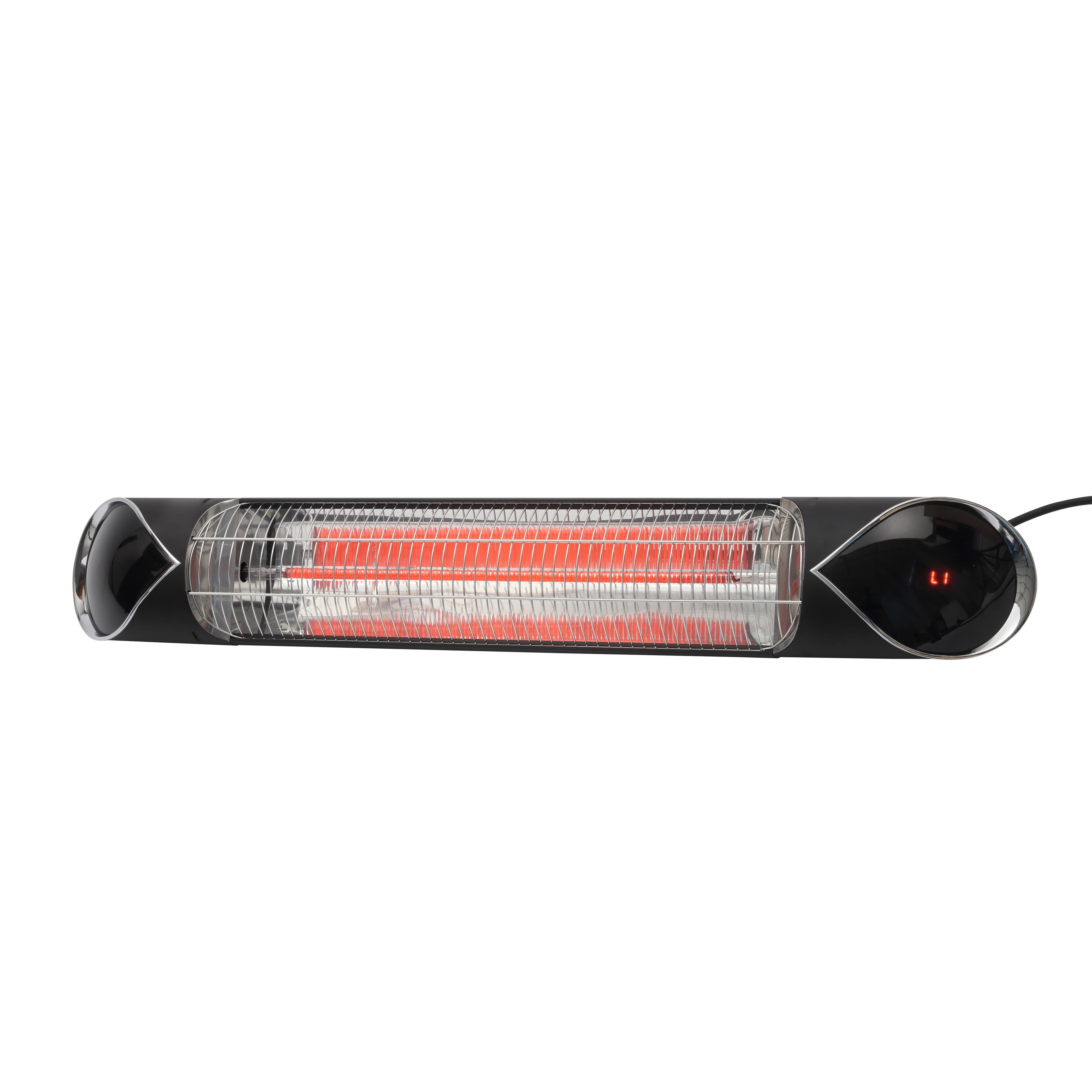 Forum ZR-32328-BLK Wall Mnt Pat Htr 2KW Remote 24hr timer in/outdoor
