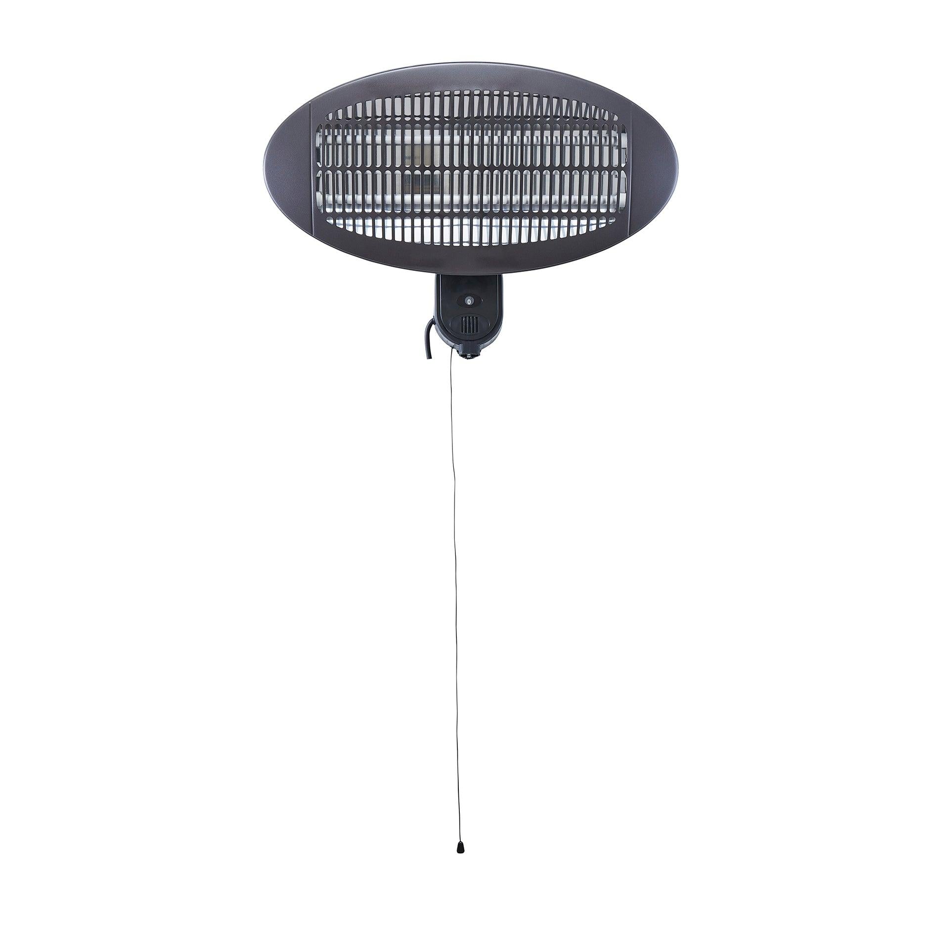 Forum ZR-38156-BLK Opal 2000w max FS Carbon Elem Patio Heater Black