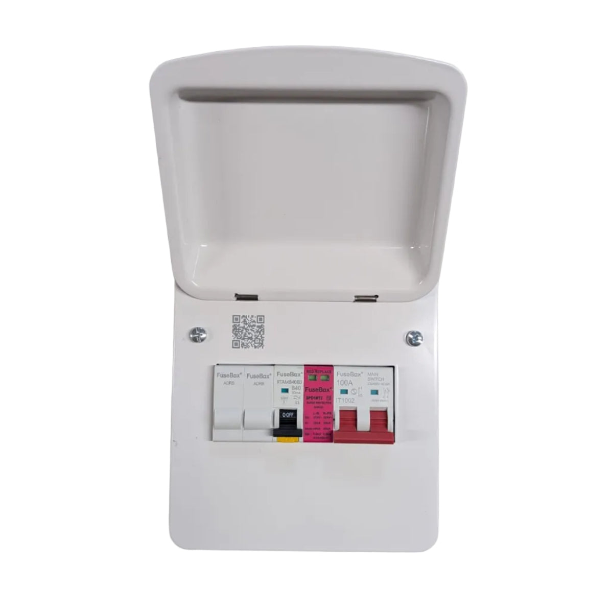 FuseBox EV32ABDZ6P EV Charger Supply Unit 32A Bi-directional RCBO and T2 SPD and 2 Additional Usable Ways