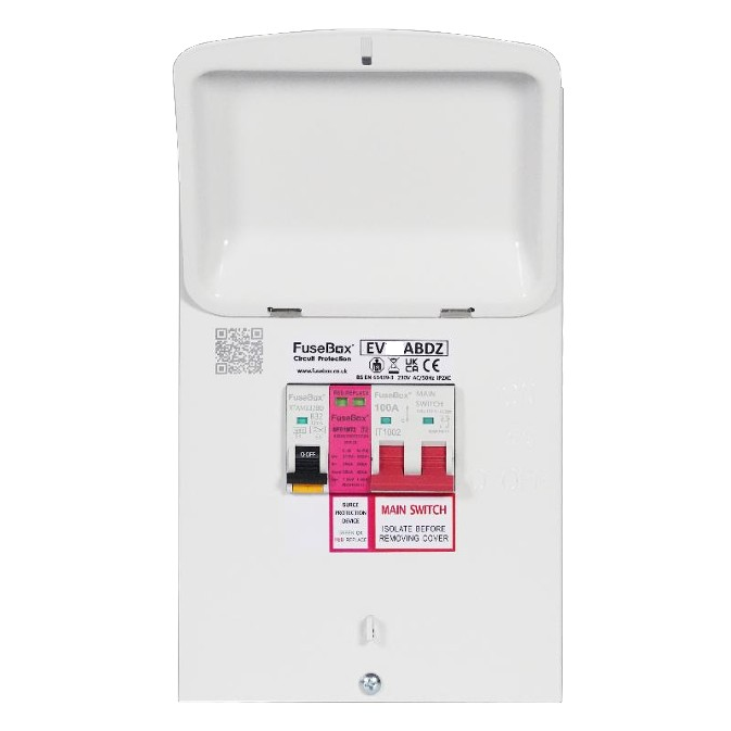 FuseBox EV40ABDZ EV Charger Supply Unit 40A Bi-directional RCBO and T2 SPD