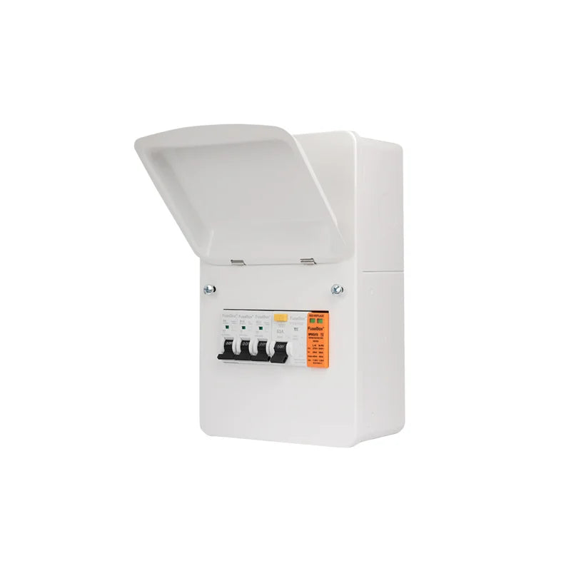 FuseBox F200GRAX Garage Consumer Unit c/w RCD Type A MCBs, & SPD T2