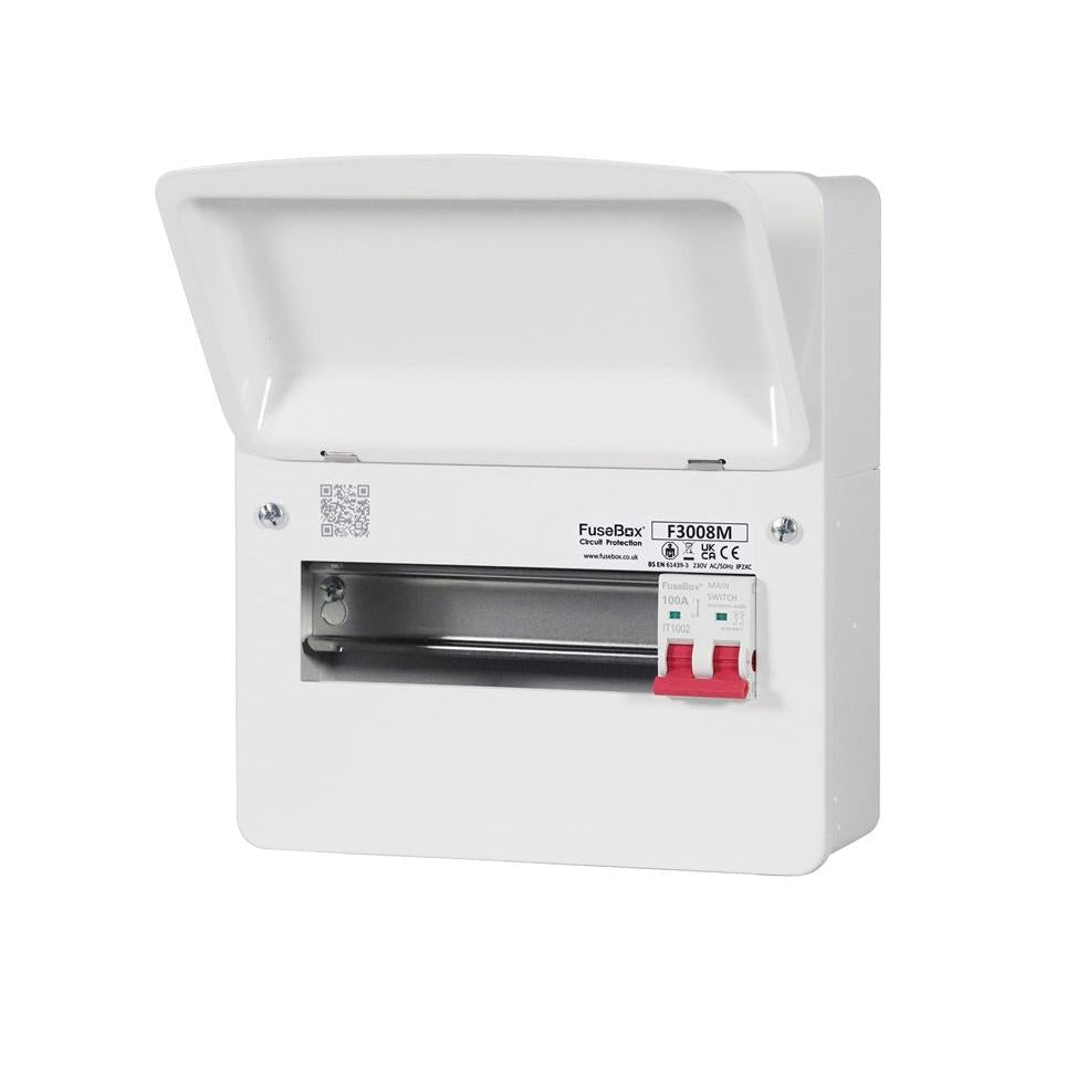 FuseBox F3008M 8 Way Main Switch RCBO Consumer Unit