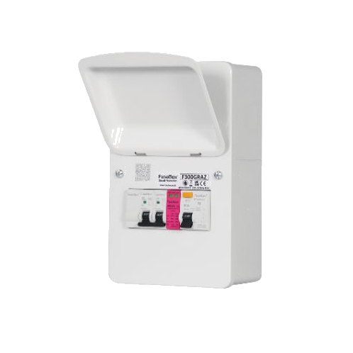 FuseBox F300GRAZ Garage Consumer Unit c/w RCD Type A MCBs, & SPD T2