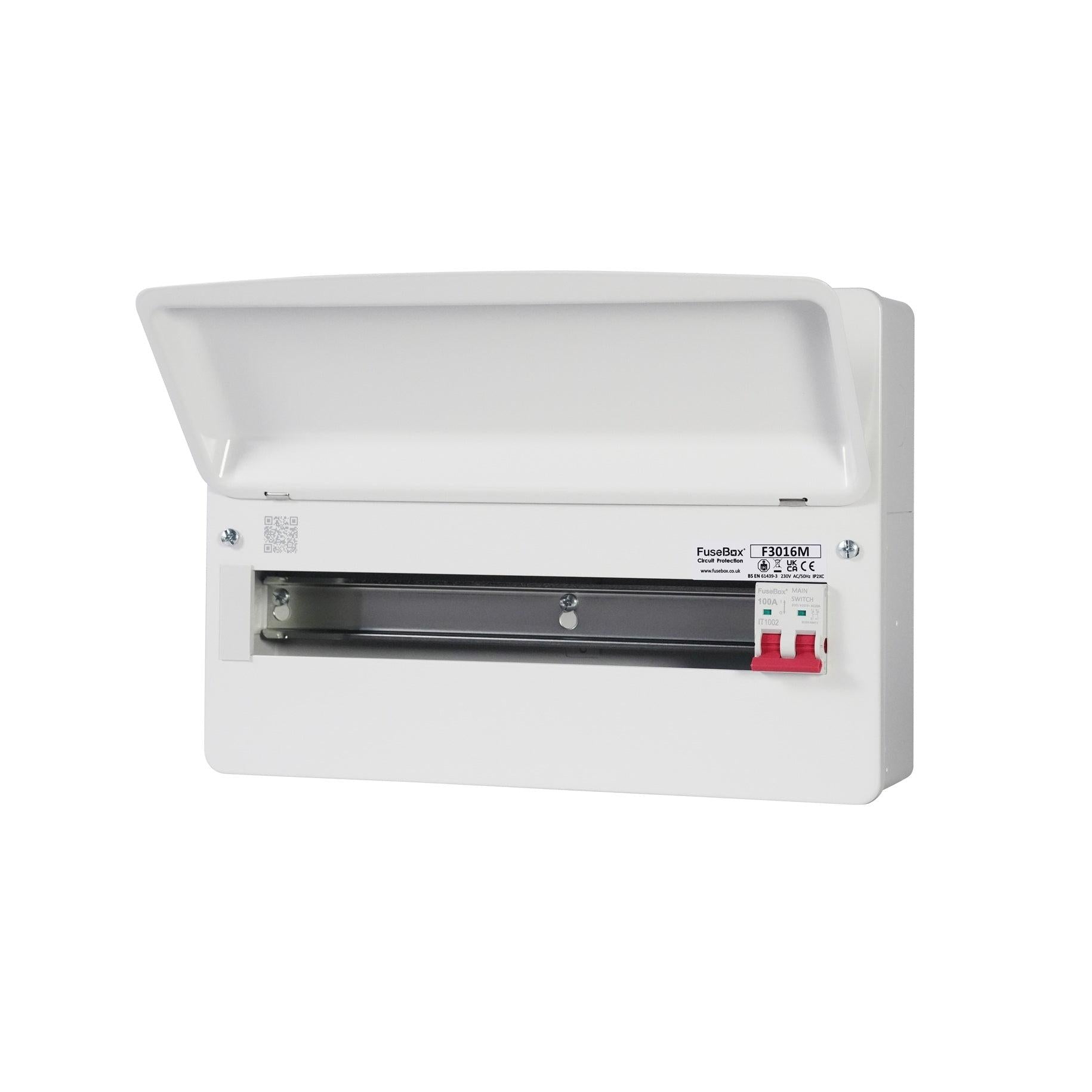FuseBox F3016M 16 Way Main Switch RCBO Consumer Unit