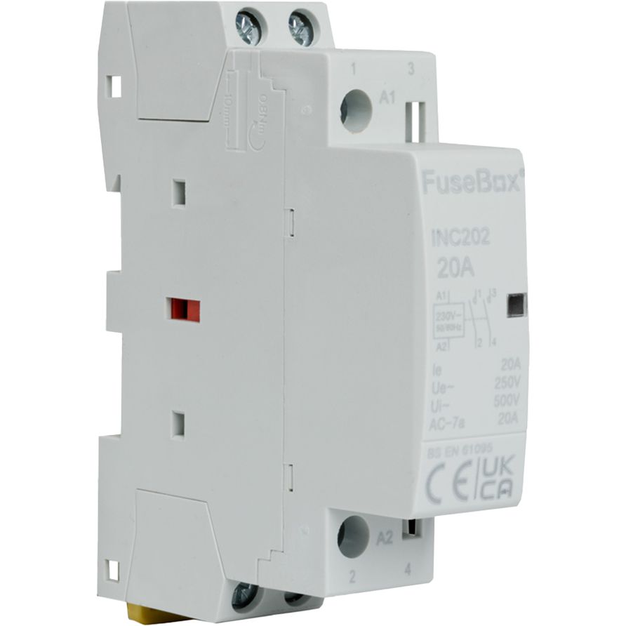 FuseBox INC202NC 20A 230V N/C 2 pole Contactor
