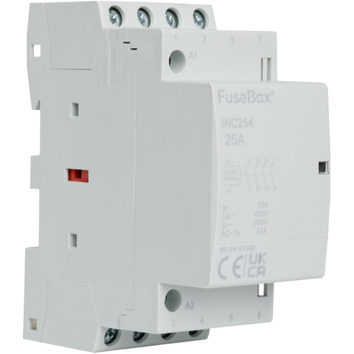 FuseBox INC254NC 25A 230V N/C 4 pole Contactor