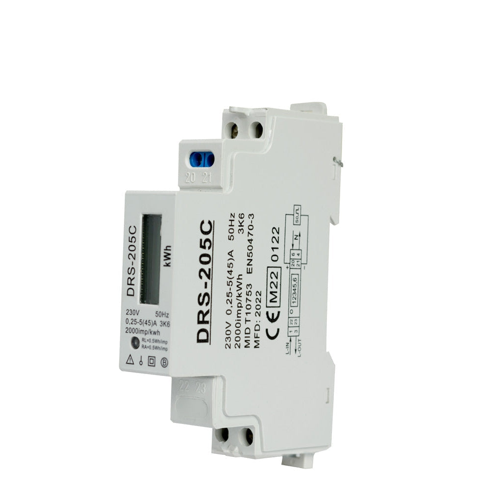 FuseBox KWH1M45 45A Single Phase Energy Meter