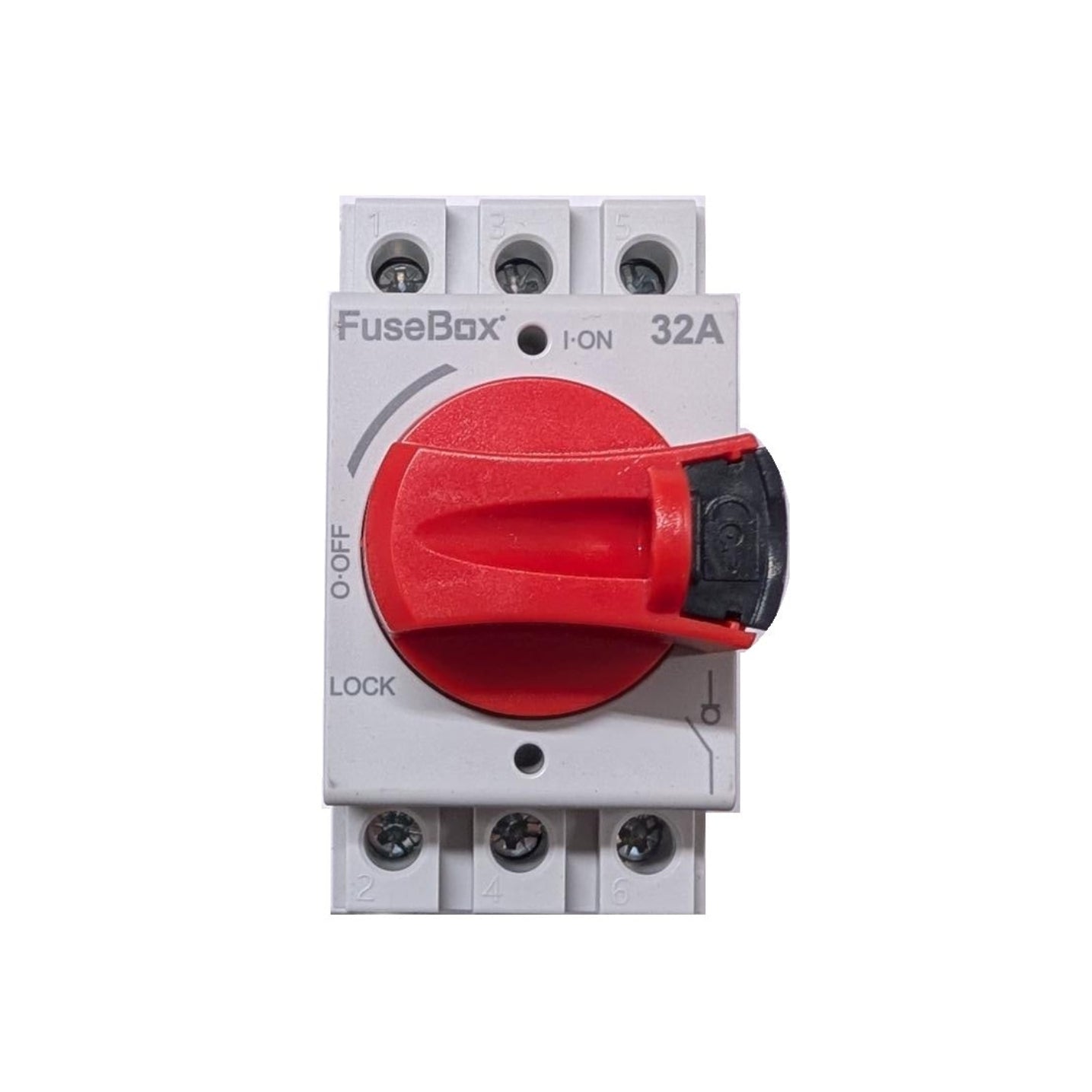 Fusebox DRISO323P 32A 3 Pole DIN Rail Isolator Switch AC-23A